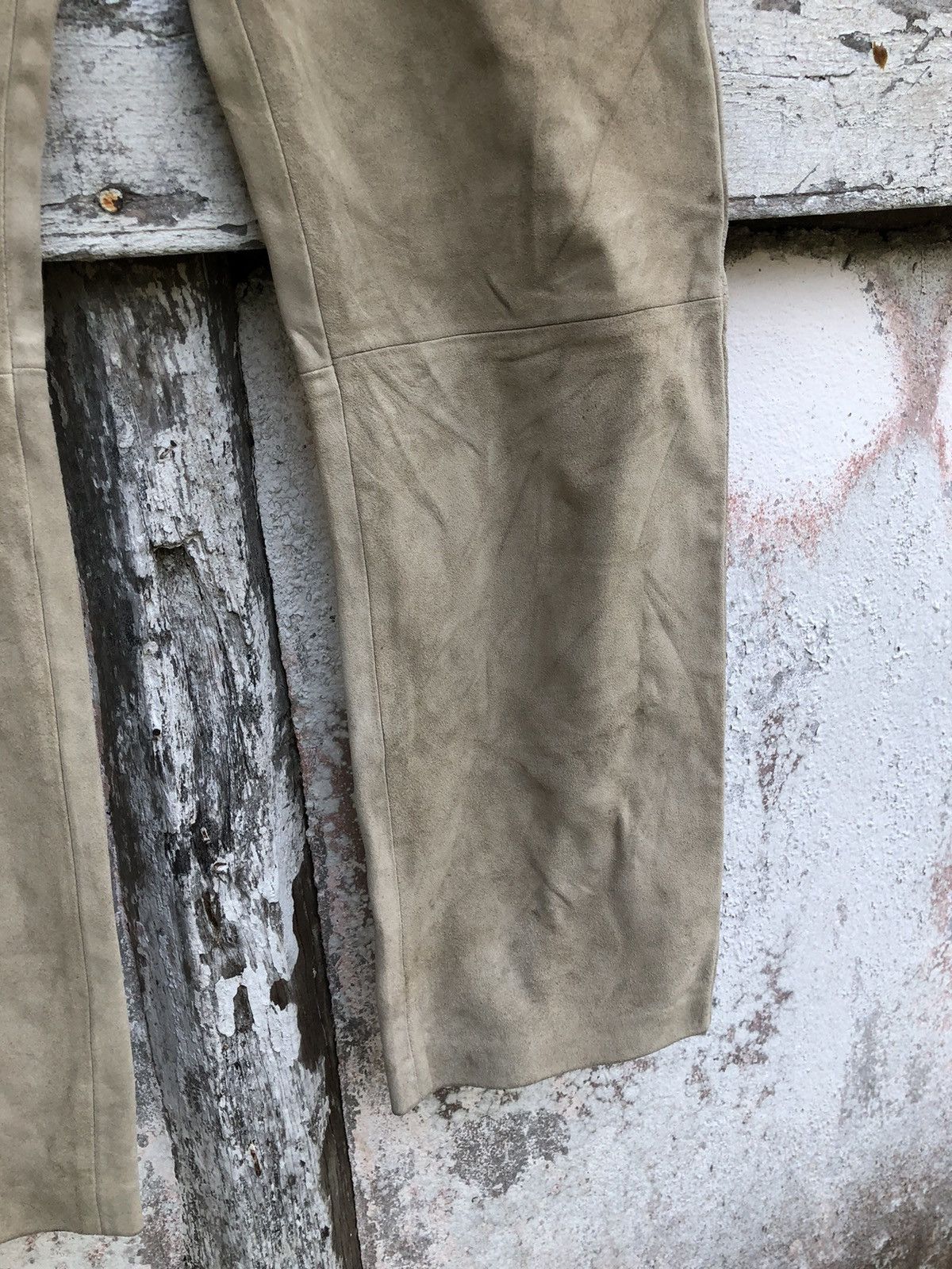 Genuine Leather × Johnbull × KOJIMA GENES 🫶RARE🫶John Bull Lyon Marque Deposee Cowhide Pant Size US 32 / EU 48 - 4 Thumbnail