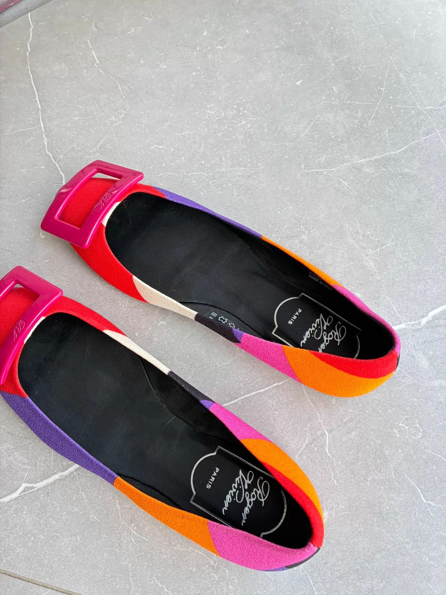 Roger Vivier Roger Vivier Color - Blocked Square Buckle Flats 36 Size US 5.5 / IT 35.5 - 2 Thumbnail