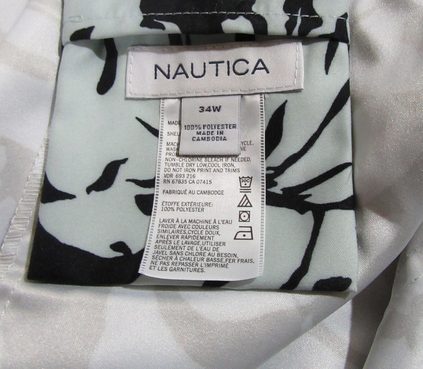 Nautica Nautica Men's Tropical Palm Print Board Shorts 36 NWT Size US 36 / EU 52 - 8 Thumbnail