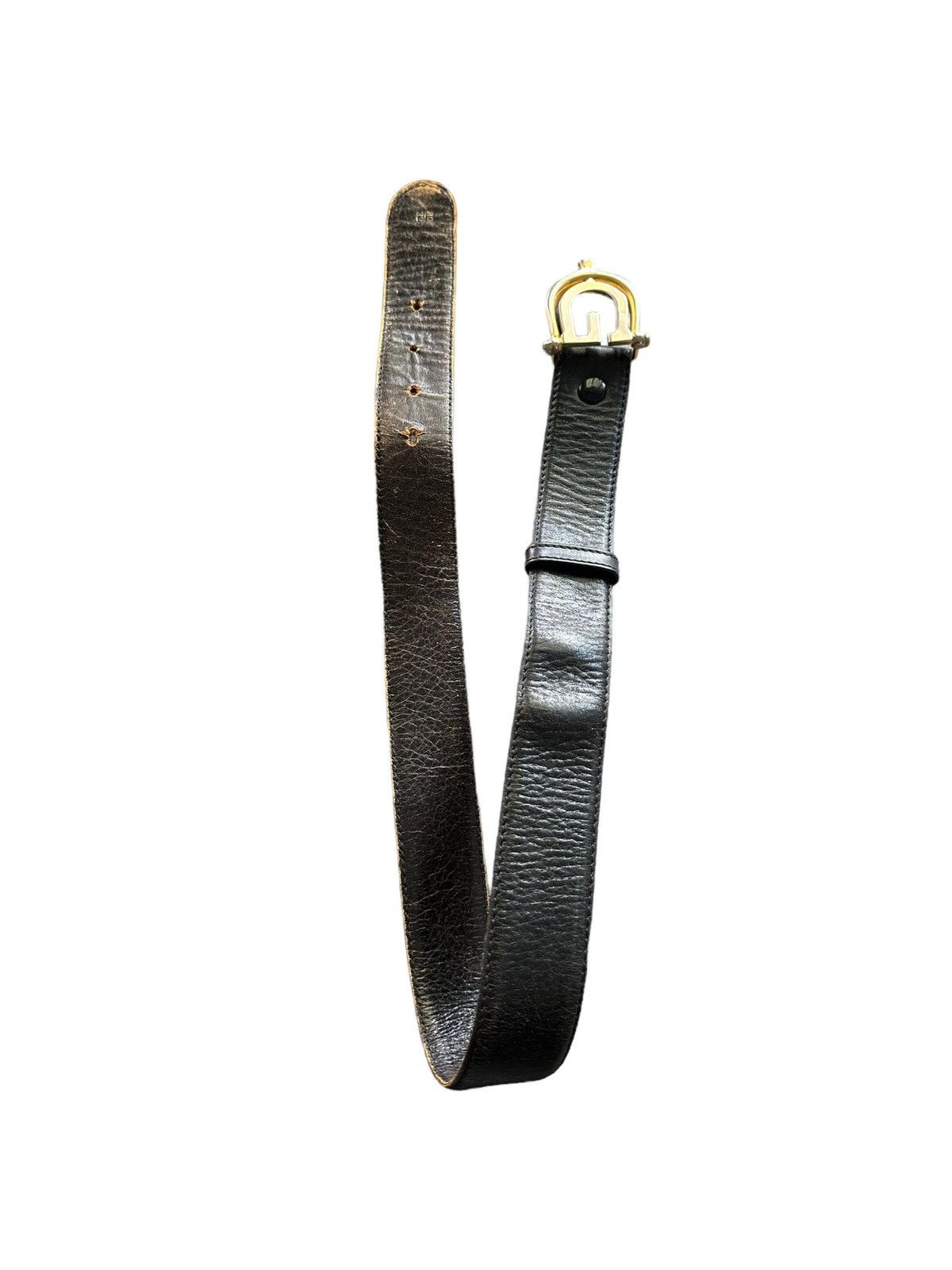 Gucci 90’s Vintage Gucci G logo leather belt Size ONE SIZE - 2 Thumbnail