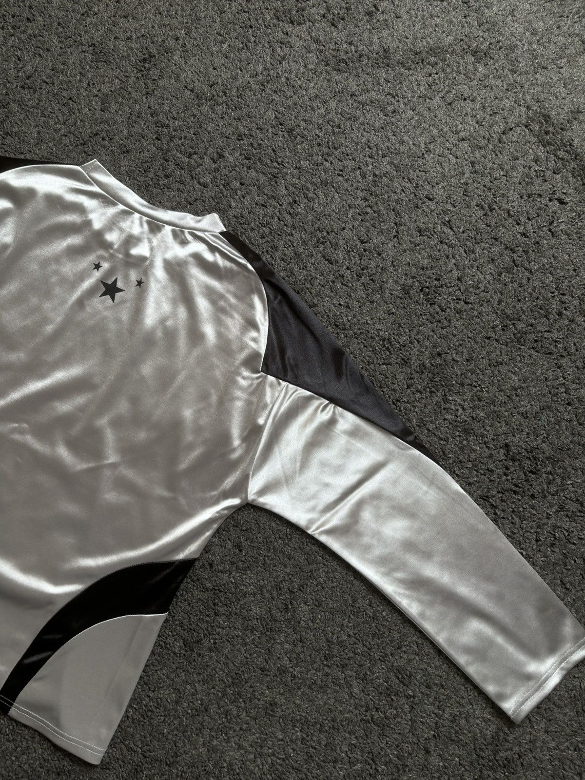 Vintage Vintage satin long sleeves racing jersey black energy Size US M / EU 48-50 / 2 - 13 Thumbnail