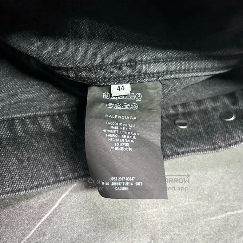 Balenciaga Balenciaga Denim Jacket Coat Size US S / EU 44-46 / 1 - 9 Thumbnail