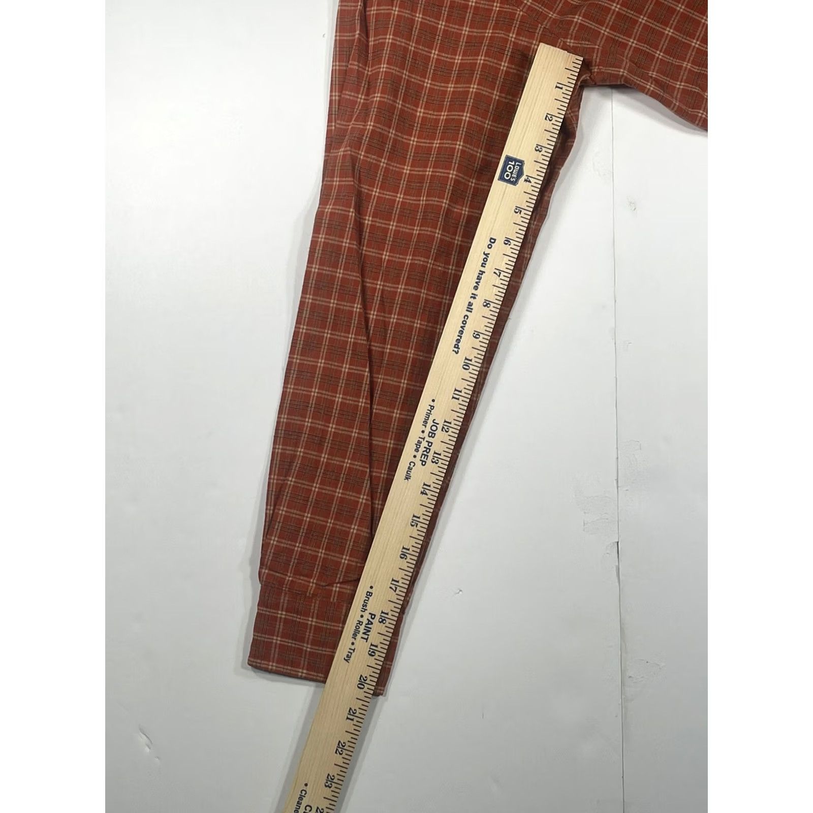 American Eagle Outfitters American Eagle Outfitters Shirt Men’s S Orange Plaid Long Sleeve Flannel Button-Up Front Shirt Size US S / EU 44-46 / 1 - 7 Thumbnail