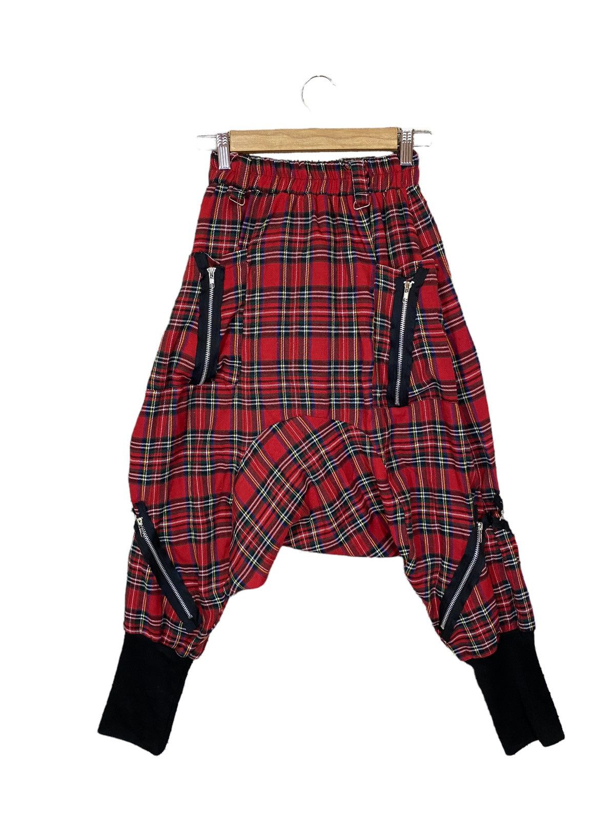 If Six Was Nine × Japanese Brand × Seditionaries ‼️ACDC RAG GOTHIC PUNK PANT MULTIZIP TARTAN‼️ Size US 28 / EU 44 - 1 Thumbnail