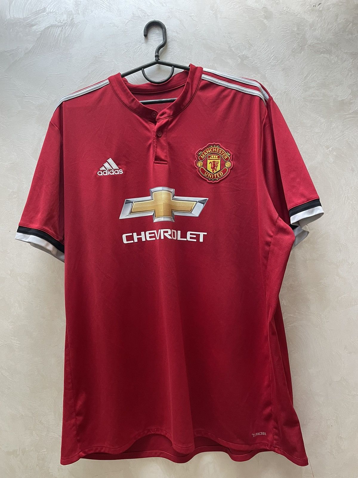 Adidas × Vintage Manchester United Home football shirt 2017 - 2018 Adidas Size US XXL / EU 58 / 5 - 1 Thumbnail
