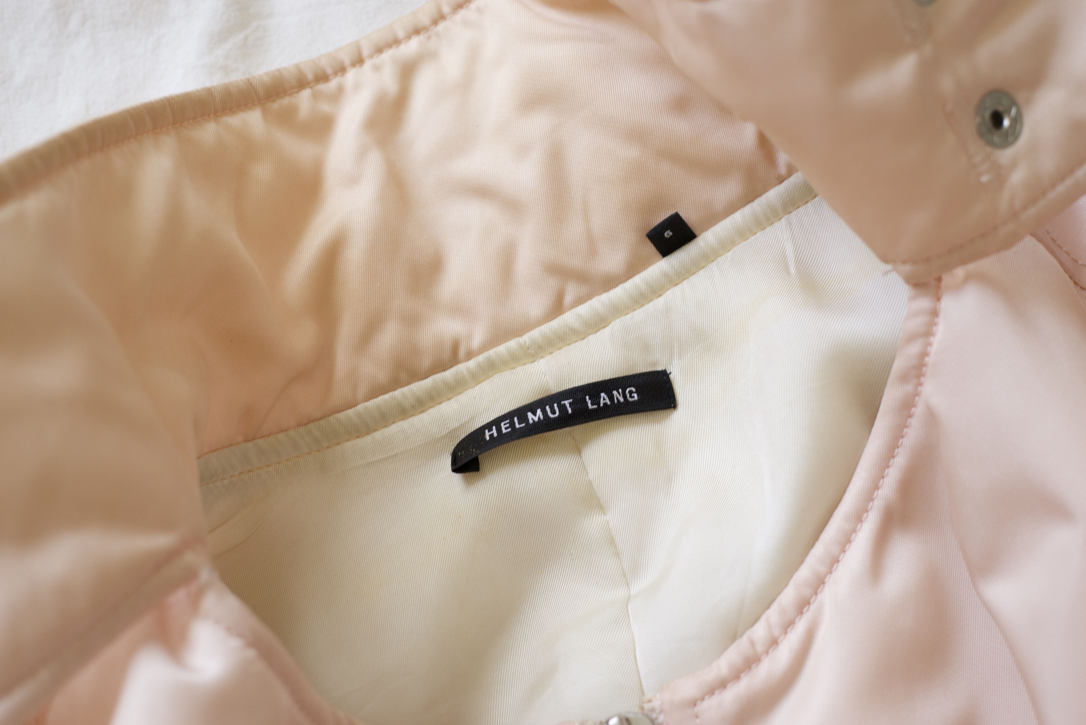 Helmut Lang Helmut Lang - Blush pink bomber jacket Size US L / EU 52-54 / 3 - 3 Thumbnail