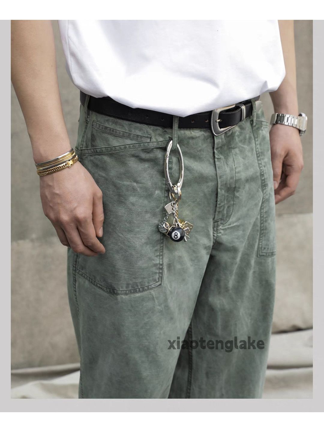 Vintage Utility washed faded loose baggy skate hiphop cargo pants Size US 38 / EU 54 - 3 Thumbnail
