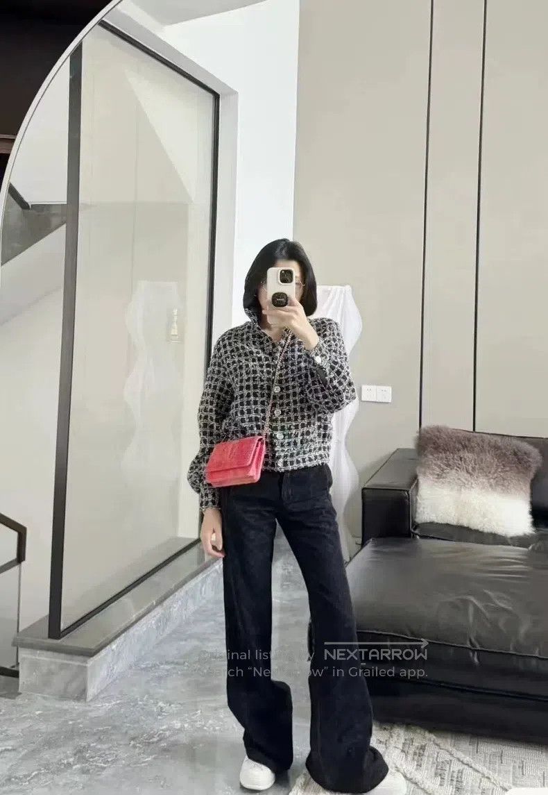 Chanel Chanel 23A high-end handicraft workshop series thin coat Size XS / US 0-2 / IT 36-38 - 9 Thumbnail