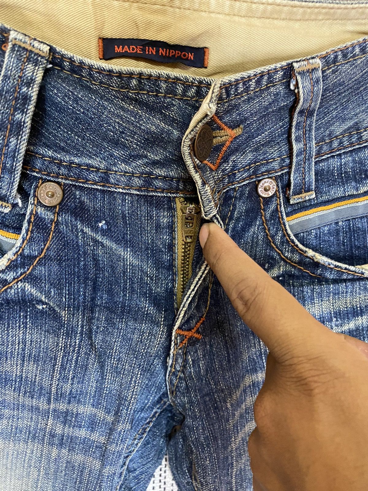 GOSTAR DE FUGA × Japanese Brand ‼️JAPANASE BRAND ET DENIM FLARED DISTRESSED‼️ Size US 29 - 6 Thumbnail