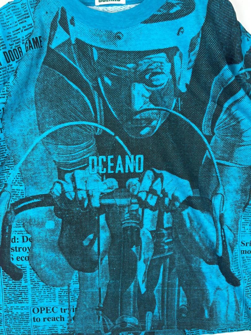 Vintage Vintage 90s Art of Cycling Oceano Tournament, Full Print Size US XL / EU 56 / 4 - 6 Thumbnail
