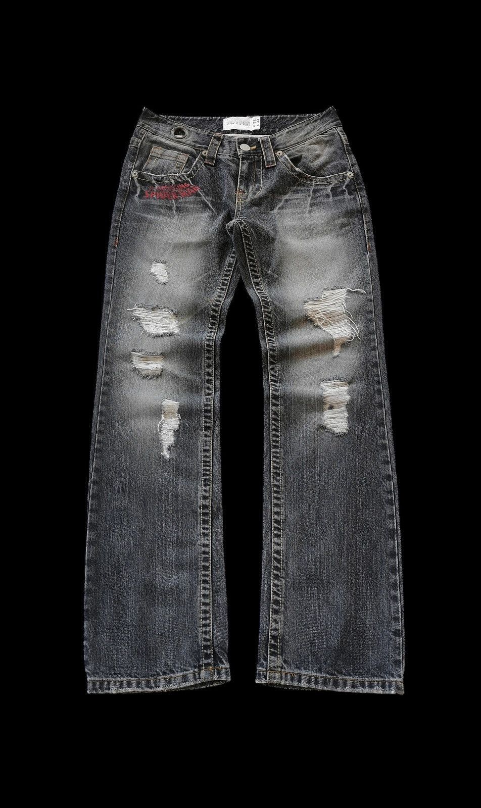 Vintage Vintage Switch Marvel Comics Distressed Denim Jeans 30x32.5 Size US 30 / EU 46 - 1 Thumbnail