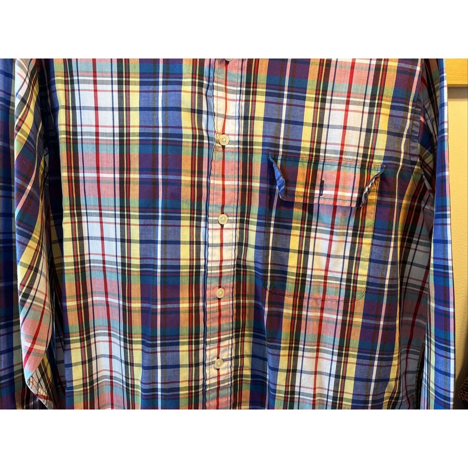 Other Christopher Hayes Men's L Multicolor Check LS Button Shirt Size US L / EU 52-54 / 3 - 9 Thumbnail