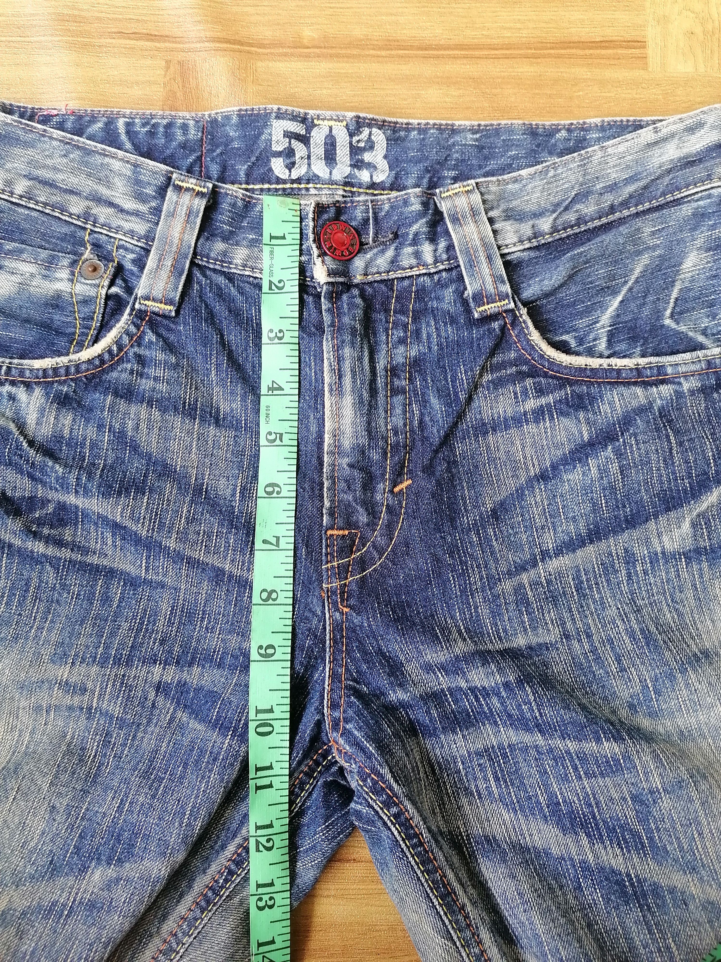 Edwin × Japanese Brand Edwin 503 Blue Trip Made In Japan Denim Jeans Size US 32 / EU 48 - 7 Thumbnail