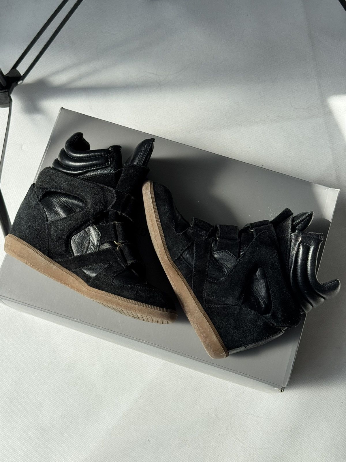 Japanese Brand Isabel Marant Style Suede Leather 'Bekett' Sneakers Size US 8 / IT 38 - 5 Thumbnail