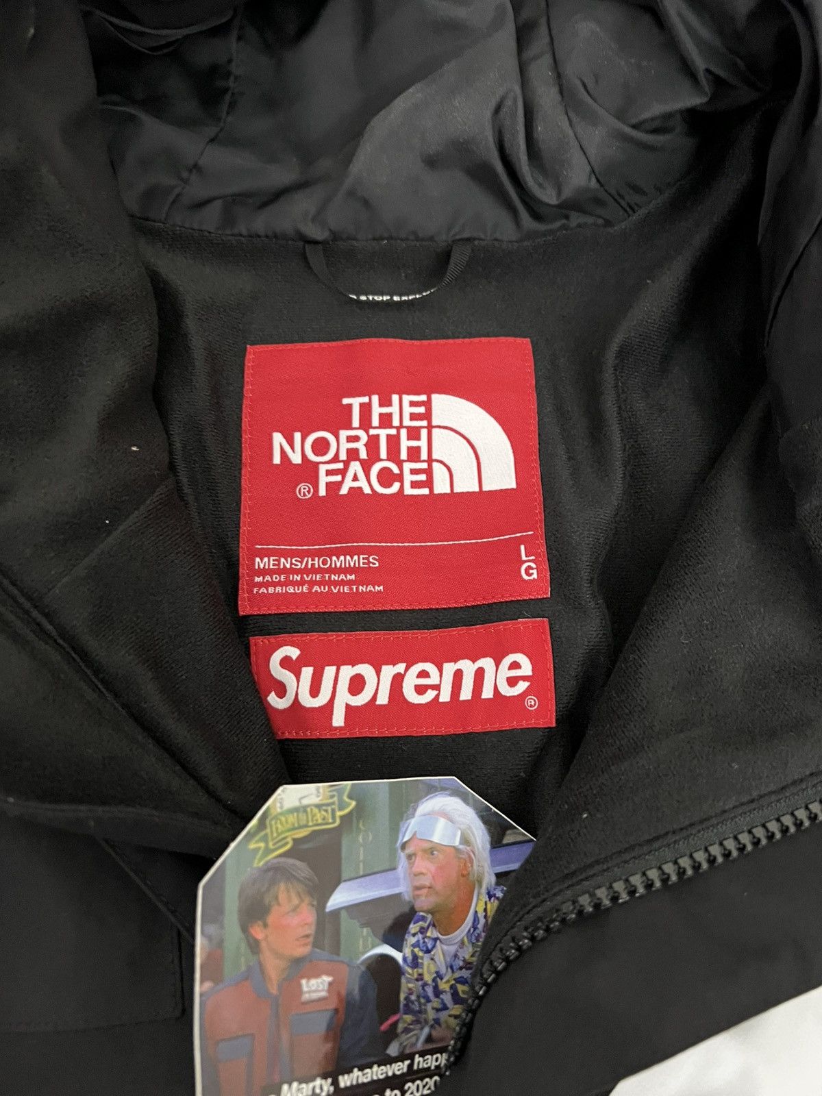 Supreme × The North Face Supreme x TNF Black S logo Jacket Size US L / EU 52-54 / 3 - 4 Thumbnail