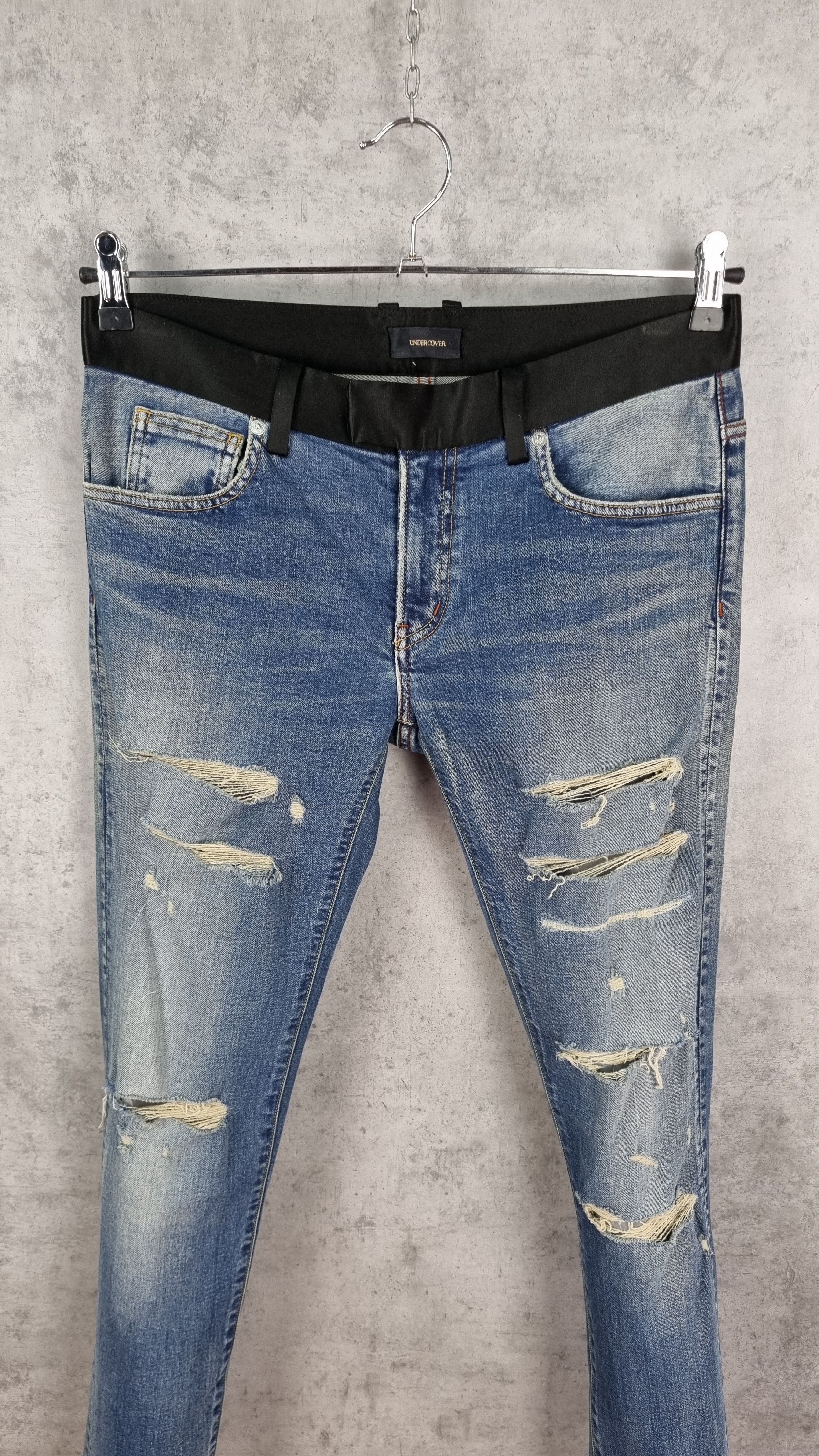 Undercover Satin Waist Silk Cotton Undercover Skinny Jeans Size US 28 / EU 44 - 3 Thumbnail