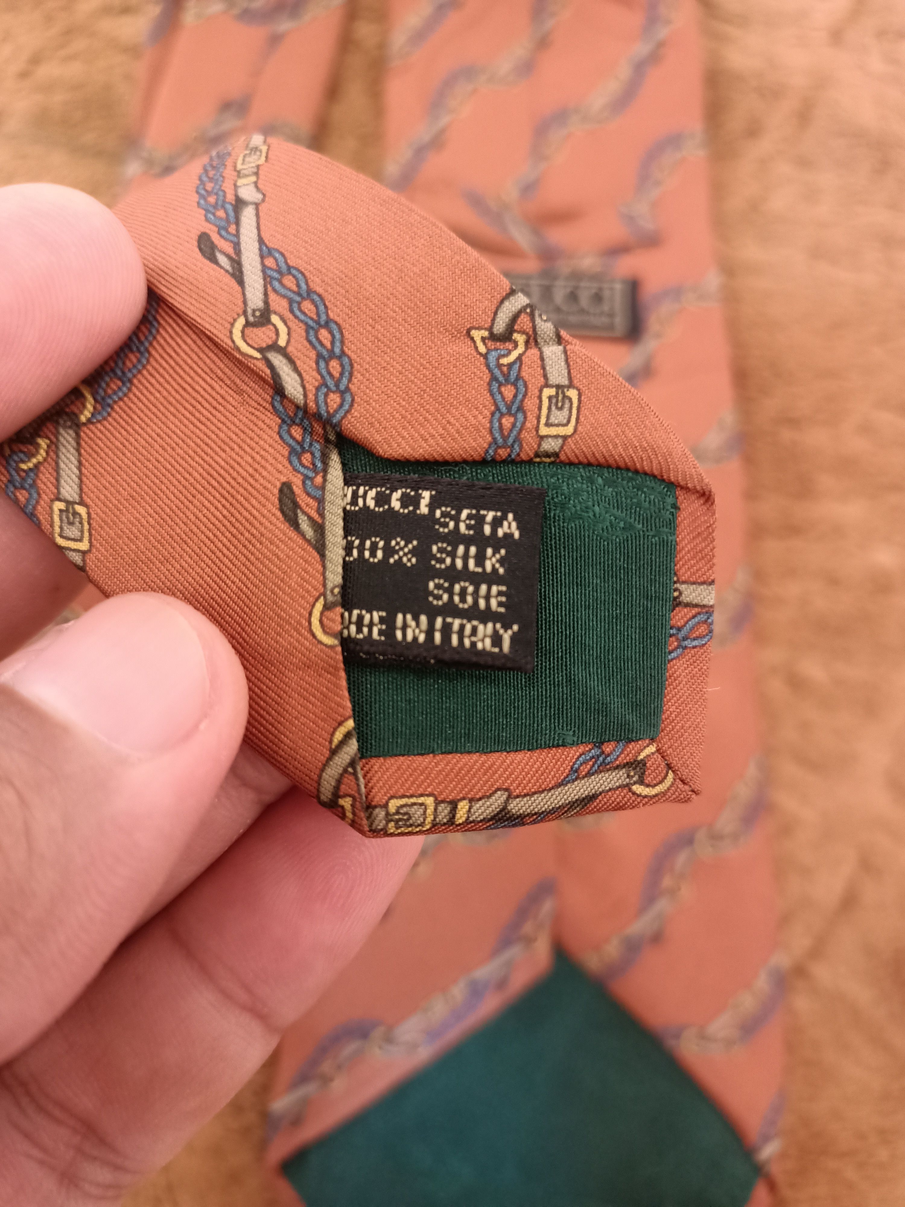 Gucci Vintage Gucci Made in Italy neckties Size ONE SIZE - 5 Thumbnail