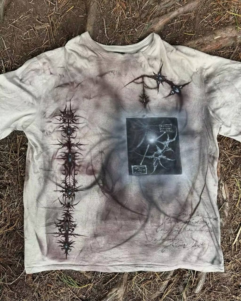 Japanese Brand × Vintage gothic t-shirt Size US L / EU 52-54 / 3 - 1 Thumbnail