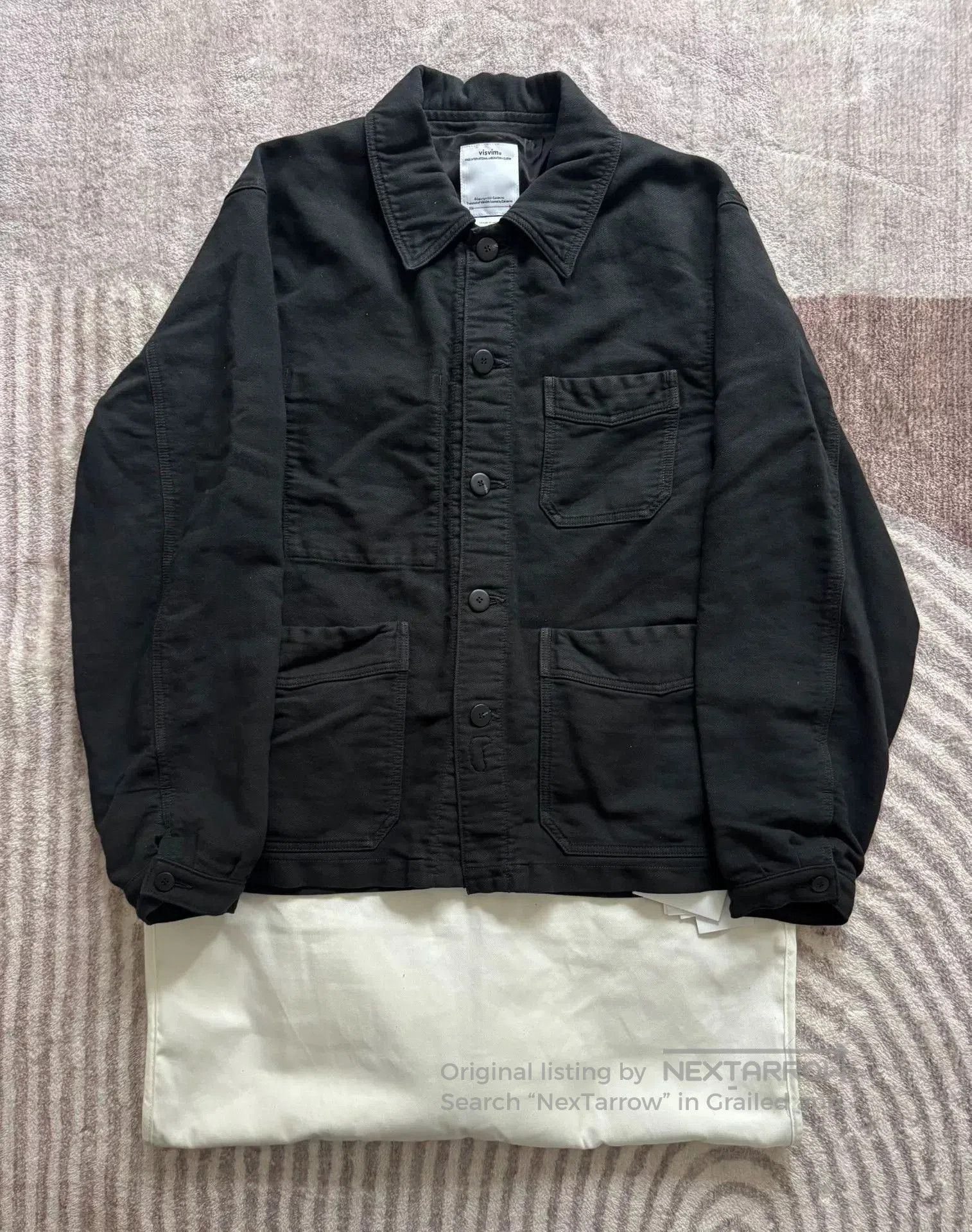 Visvim visvim covered moleskin jacket in black. Size US M / EU 48-50 / 2 - 1 Thumbnail