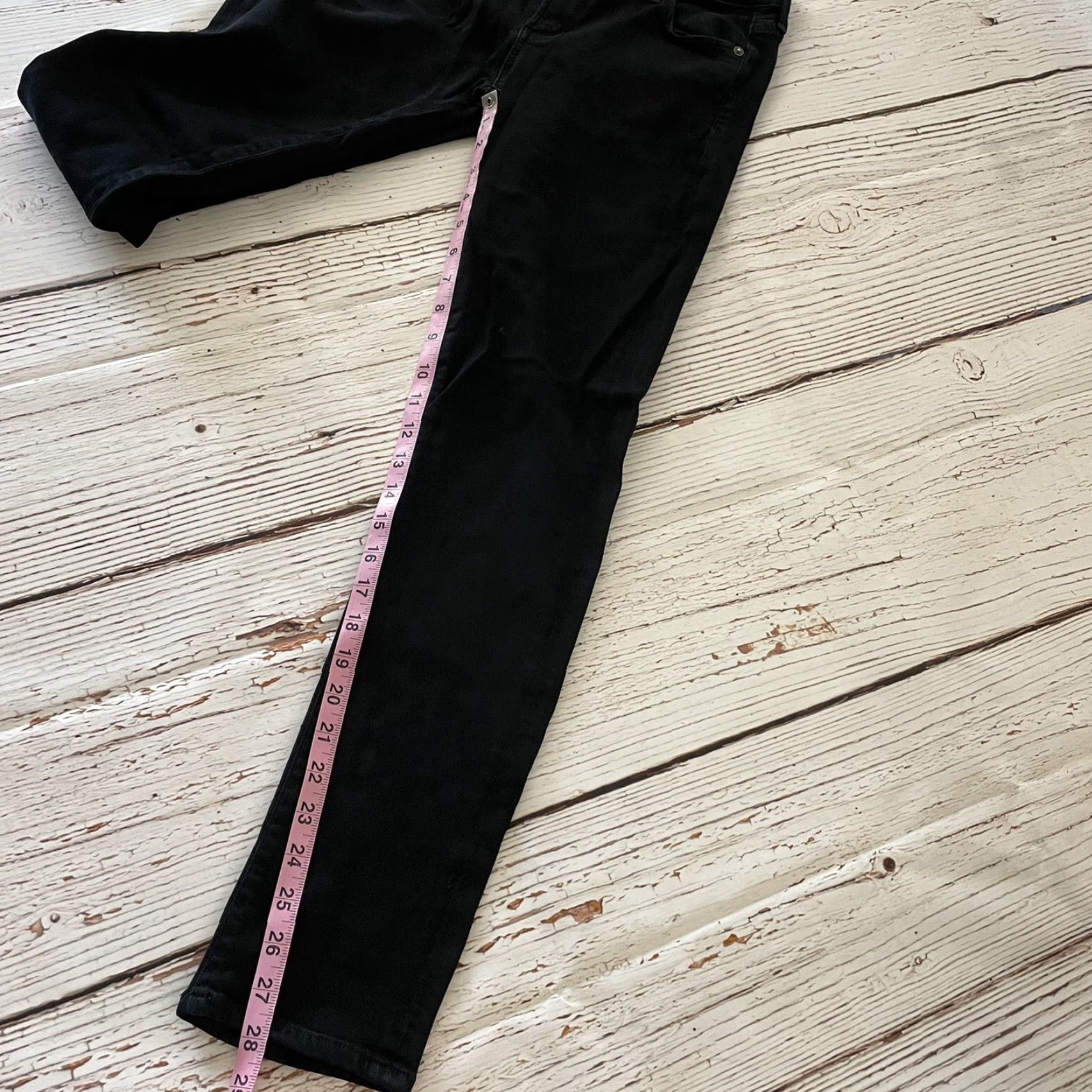 Citizens Of Humanity Citizens of Humanity Avedon Slick Skinny Denim Jeans Black Wash Womens 31 Jeans Tight Skinny Denim Black 31 Womens Size 24" / US 00 / IT 34 - 8 Thumbnail