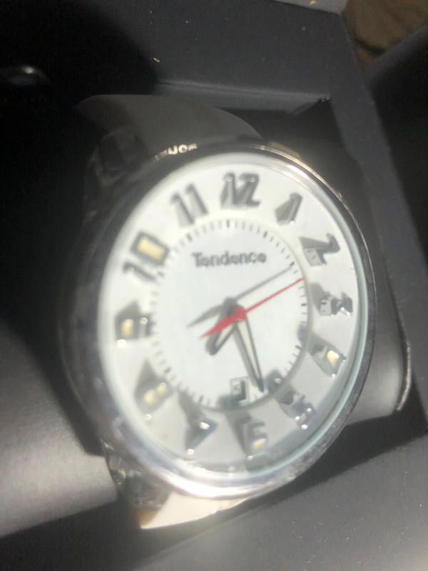 Designer Tondonco white dial rubber strap watch Size ONE SIZE - 10 Thumbnail