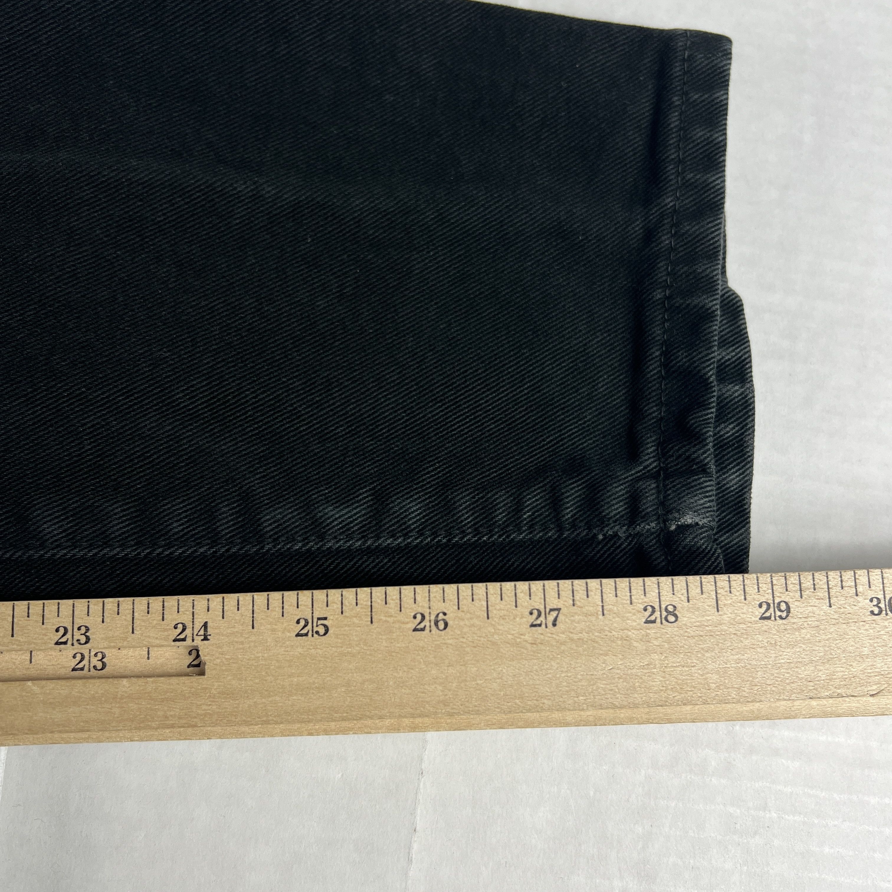 Calvin Klein × Vintage VTG CK Calvin Klein Jeans Straight Black Faded Cotton Denim Size US 32 / EU 48 - 16 Thumbnail