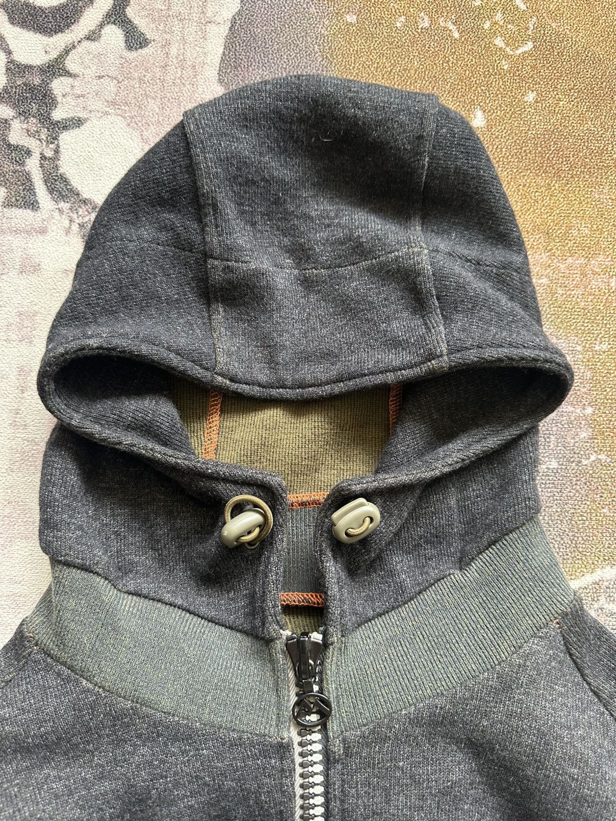 Maharishi AW99/00 Maharishi duo faced knit zipper hoodie Size US M / EU 48-50 / 2 - 6 Thumbnail