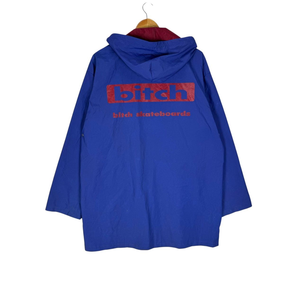 Public Housing Skate Team ☀️BITCH SKATEBOARD HOODIE RAINCOAT JACKET Size US L / EU 52-54 / 3 - 1 Thumbnail
