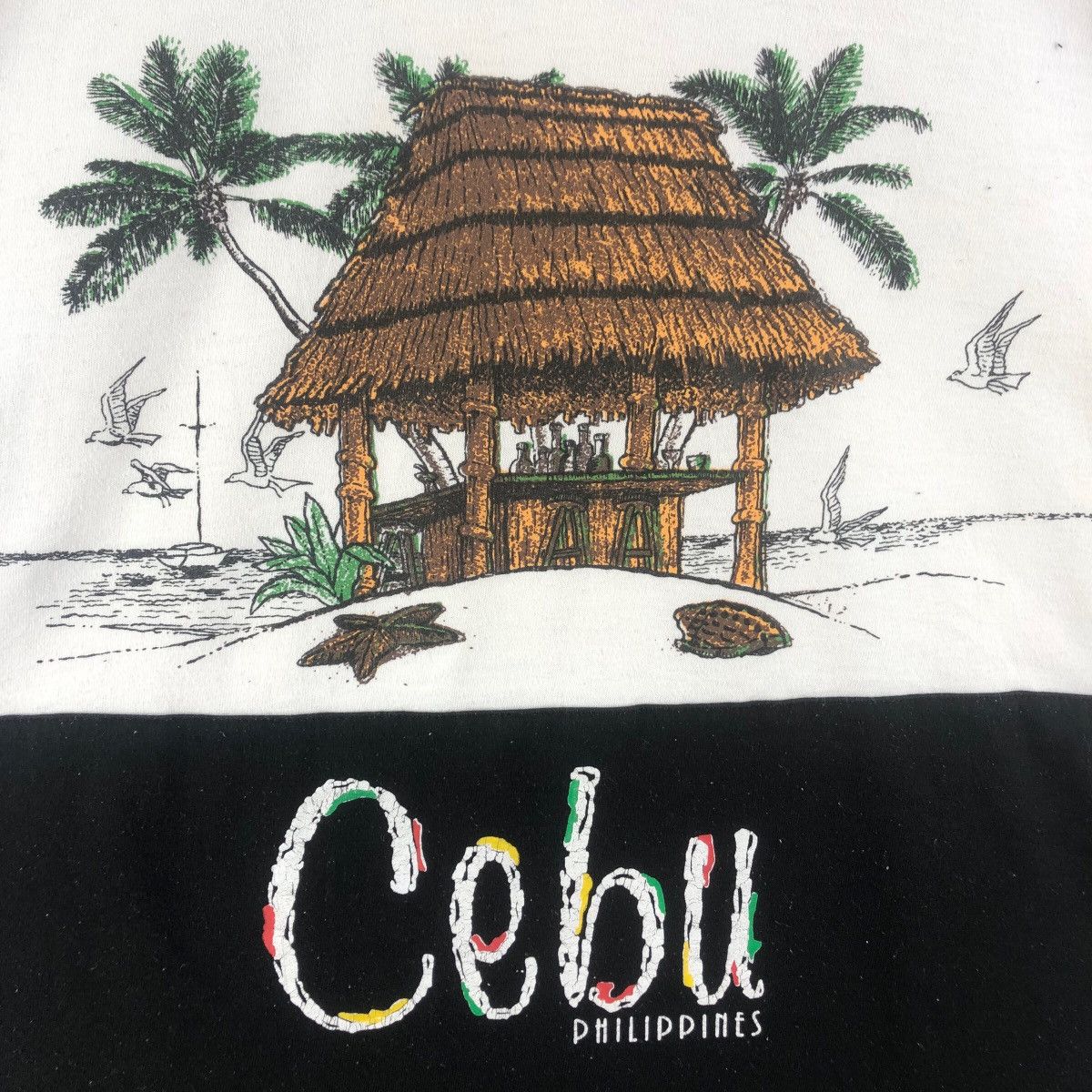 Vintage Vintage ENRICKE CEBU PHILIPPINES Painting Tee Shirt Beach Size US XL / EU 56 / 4 - 3 Thumbnail