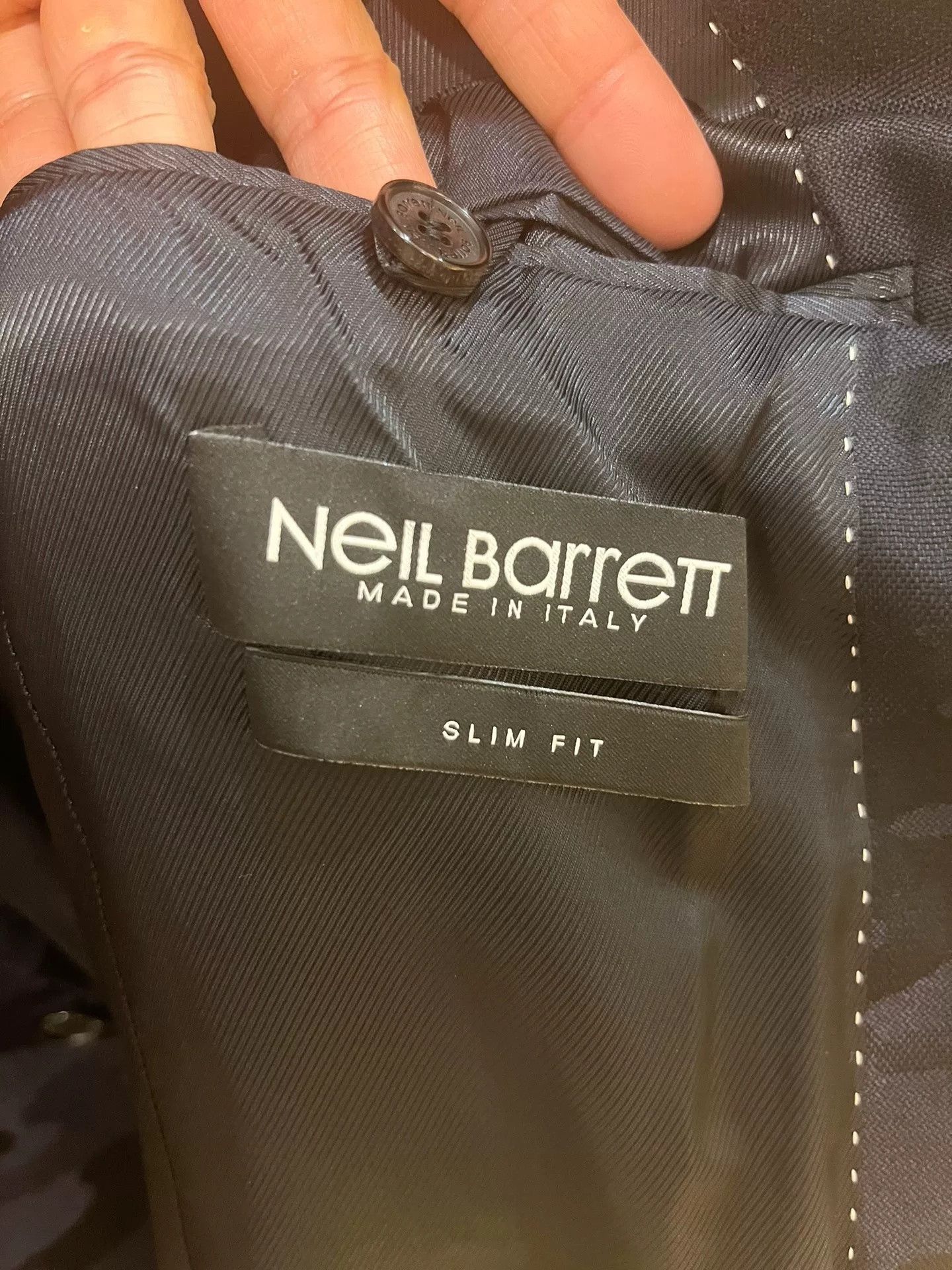 Neil Barrett Neil Barrett Classic Black Camo Blazer 46 Size US S / EU 44-46 / 1 - 2 Thumbnail