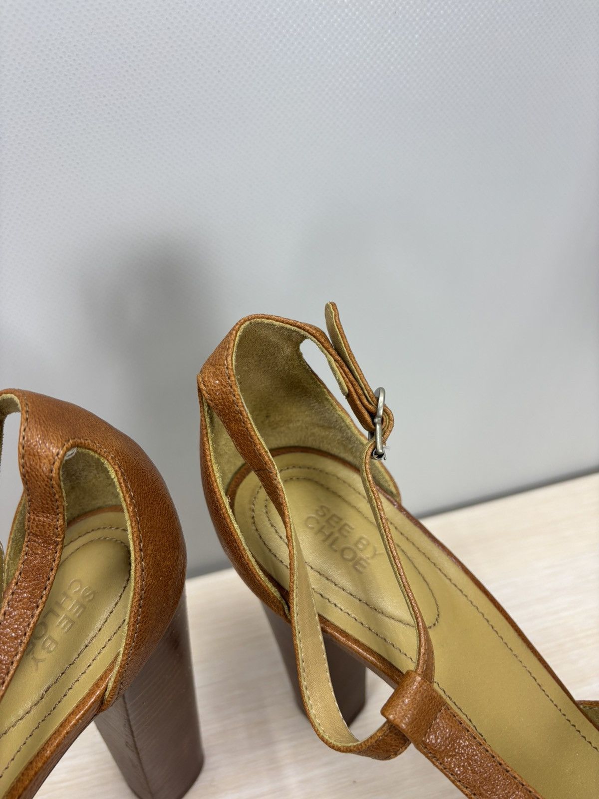 See by Chloe Womens heels See By Chloe Size 40 Color Brown Size US 10 / IT 40 - 9 Thumbnail