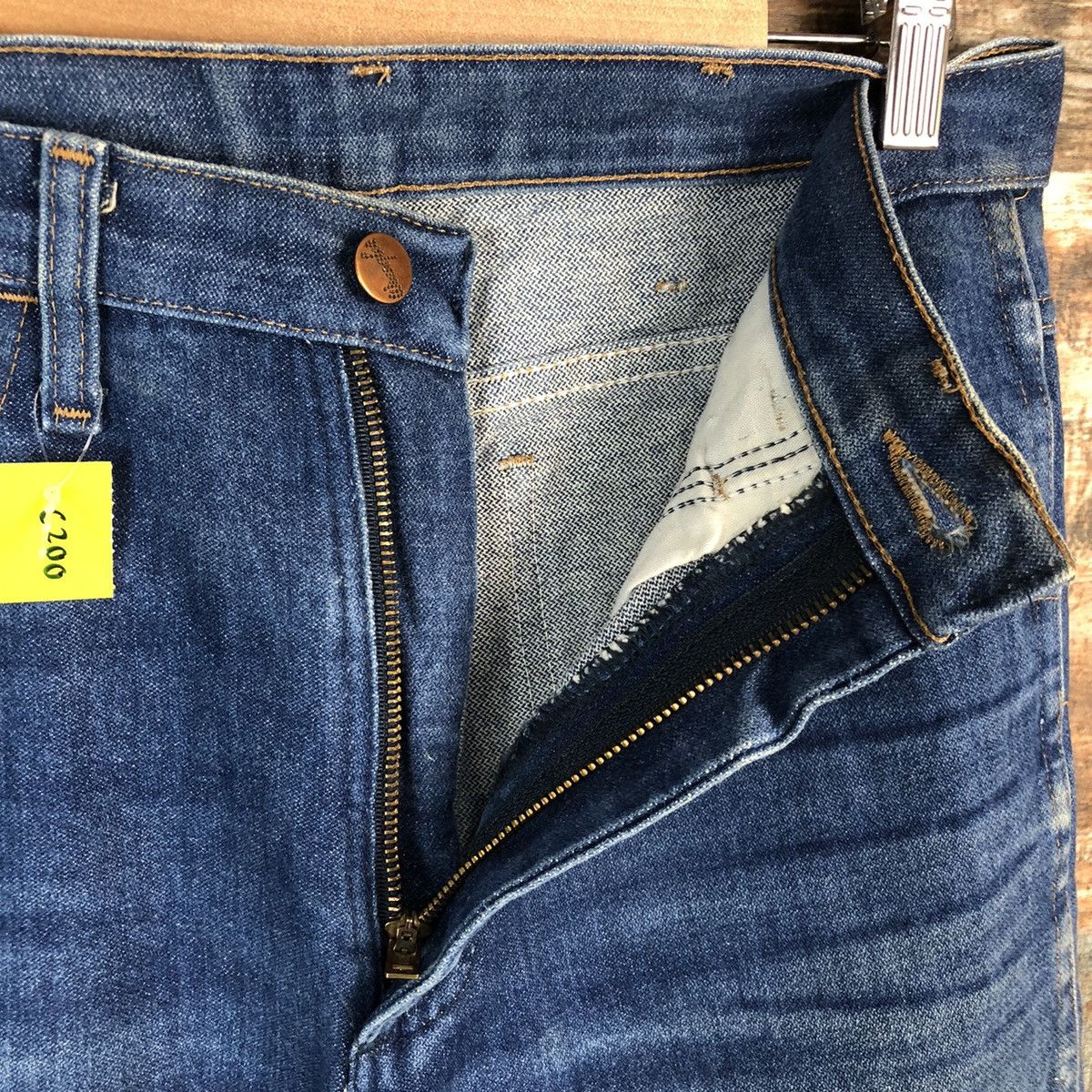 Vintage × Wrangler DL Wrangler Vintage faded Blue Denim Pants #C200 Size US 30 / EU 46 - 11 Thumbnail