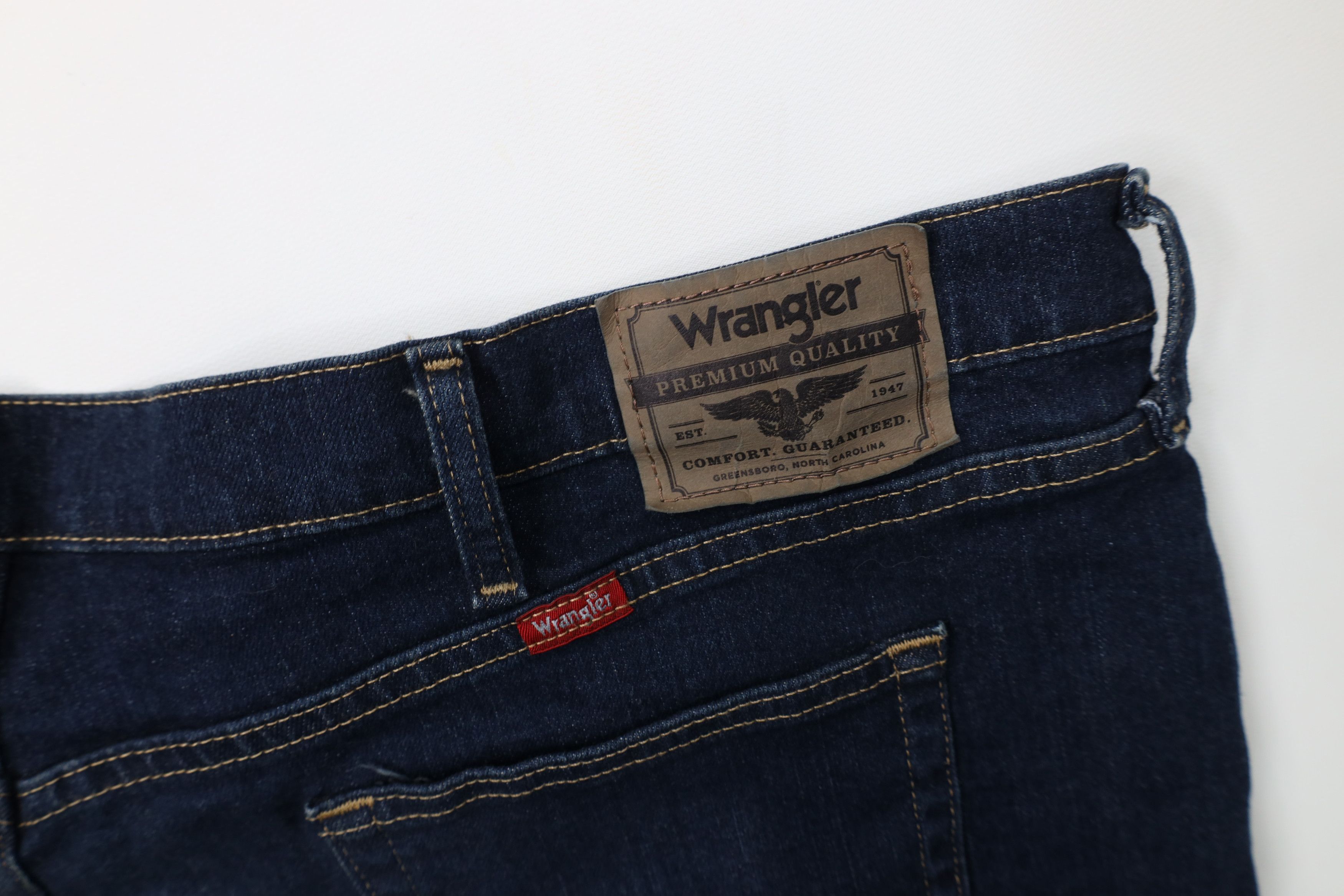 Wrangler Vintage Y2K Wrangler Stretch Relaxed Fit Denim Jeans Blue Size US 44 / EU 60 - 15 Thumbnail