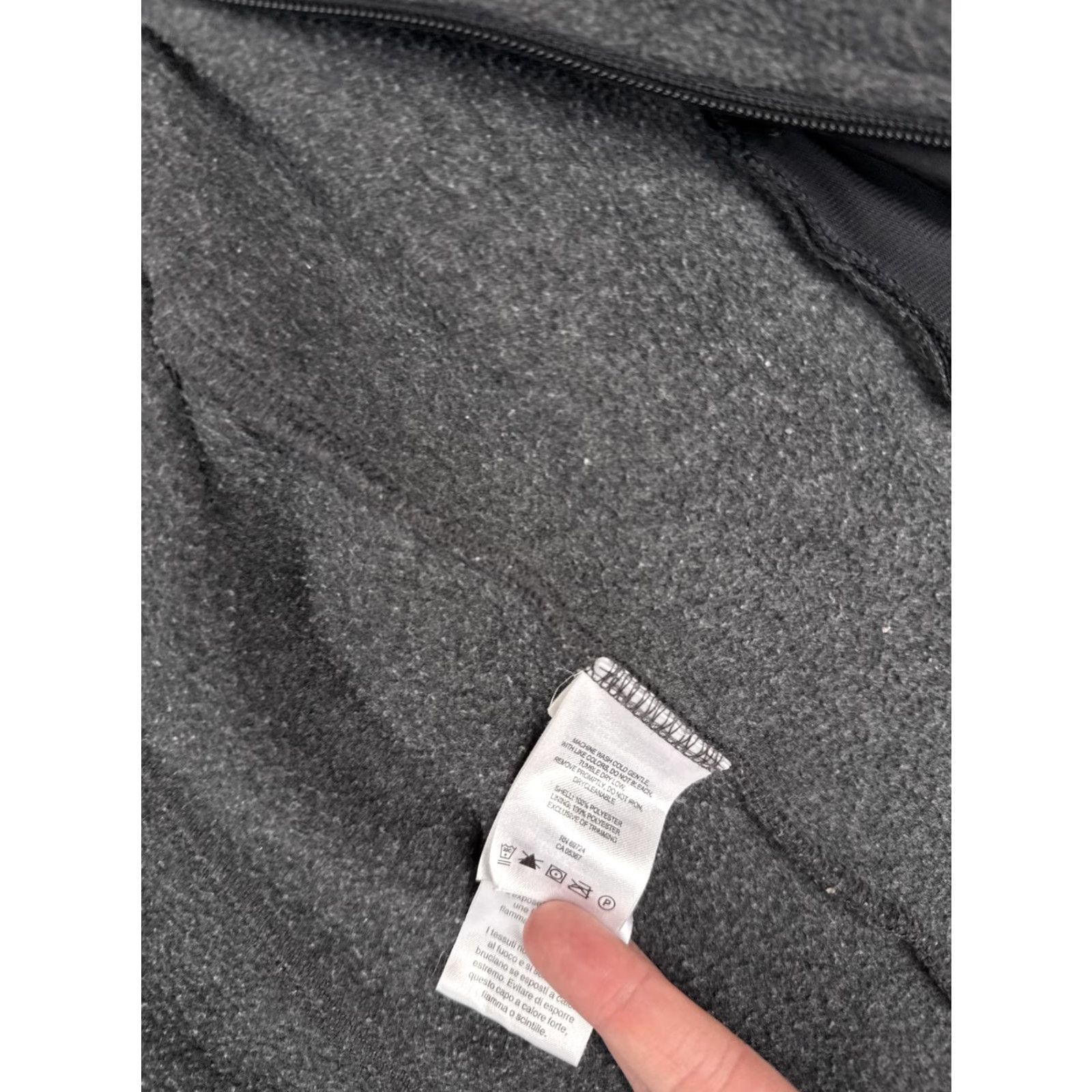 Vintage Columbia Jacket Womens Medium Gray Fleece Full Zip Mock Neck Outdoor Hiking Jacket Size M / US 6-8 / IT 42-44 - 4 Thumbnail