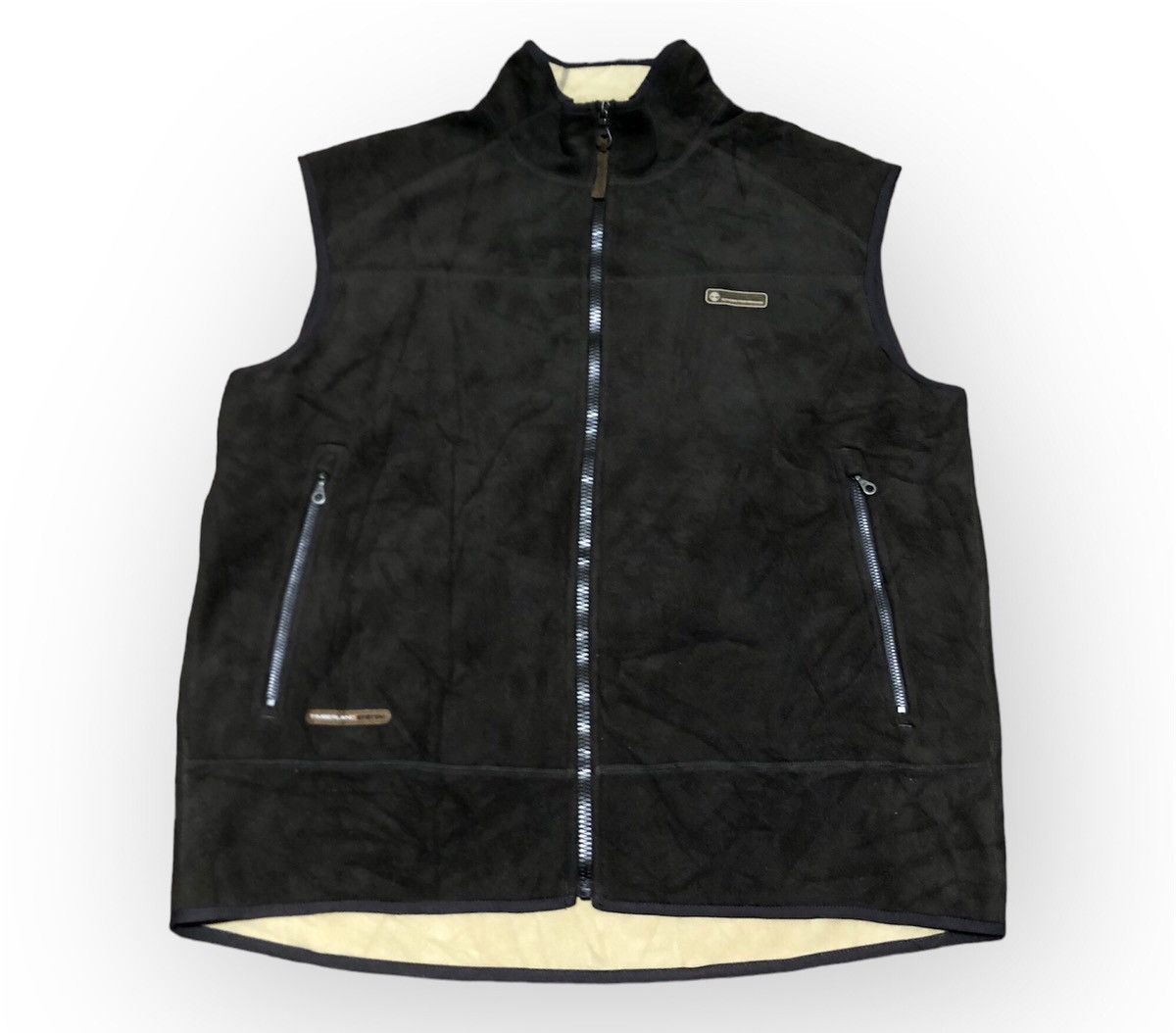 image of Avant Garde x Timberland System Vest Reversible Vest Jacket in Grey, Men's (Size Large)