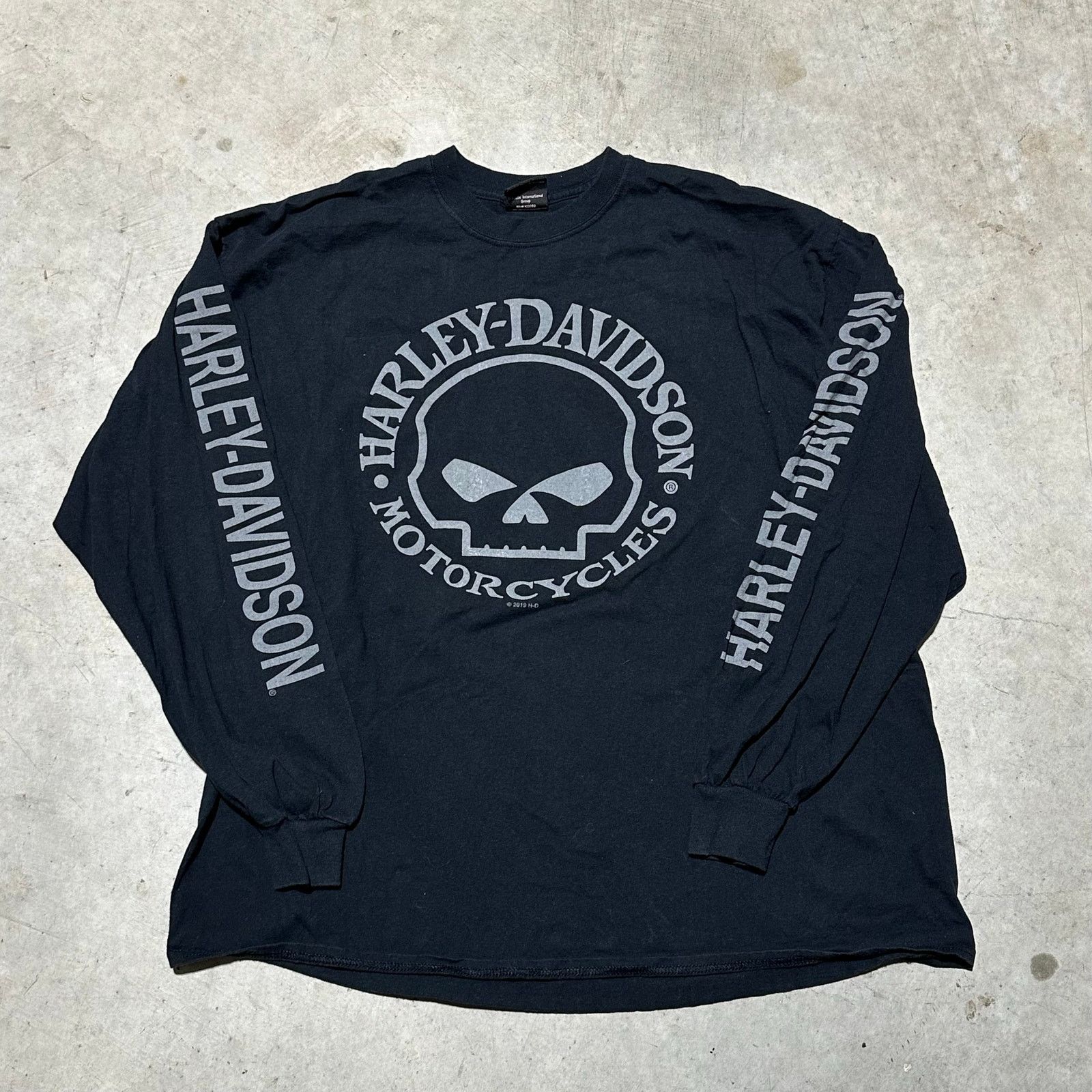 Harley Davidson Vintage Harley long sleeve skull size 2XL in Men Size US XXL / EU 58 / 5 - 1 Thumbnail