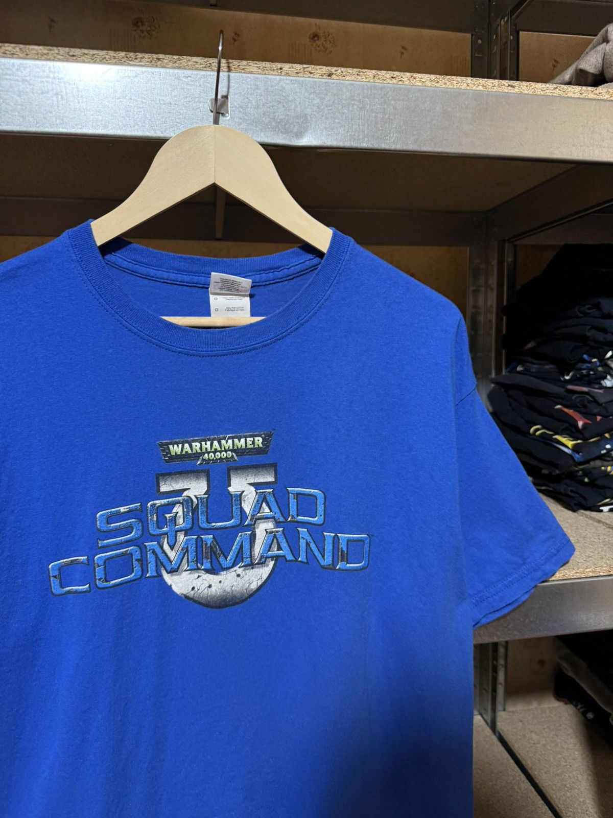 Playstation × The Game × Vintage Vintage 2007 Warhammer 40000: Squad Command Game T-Shirt Size US L / EU 52-54 / 3 - 3 Thumbnail