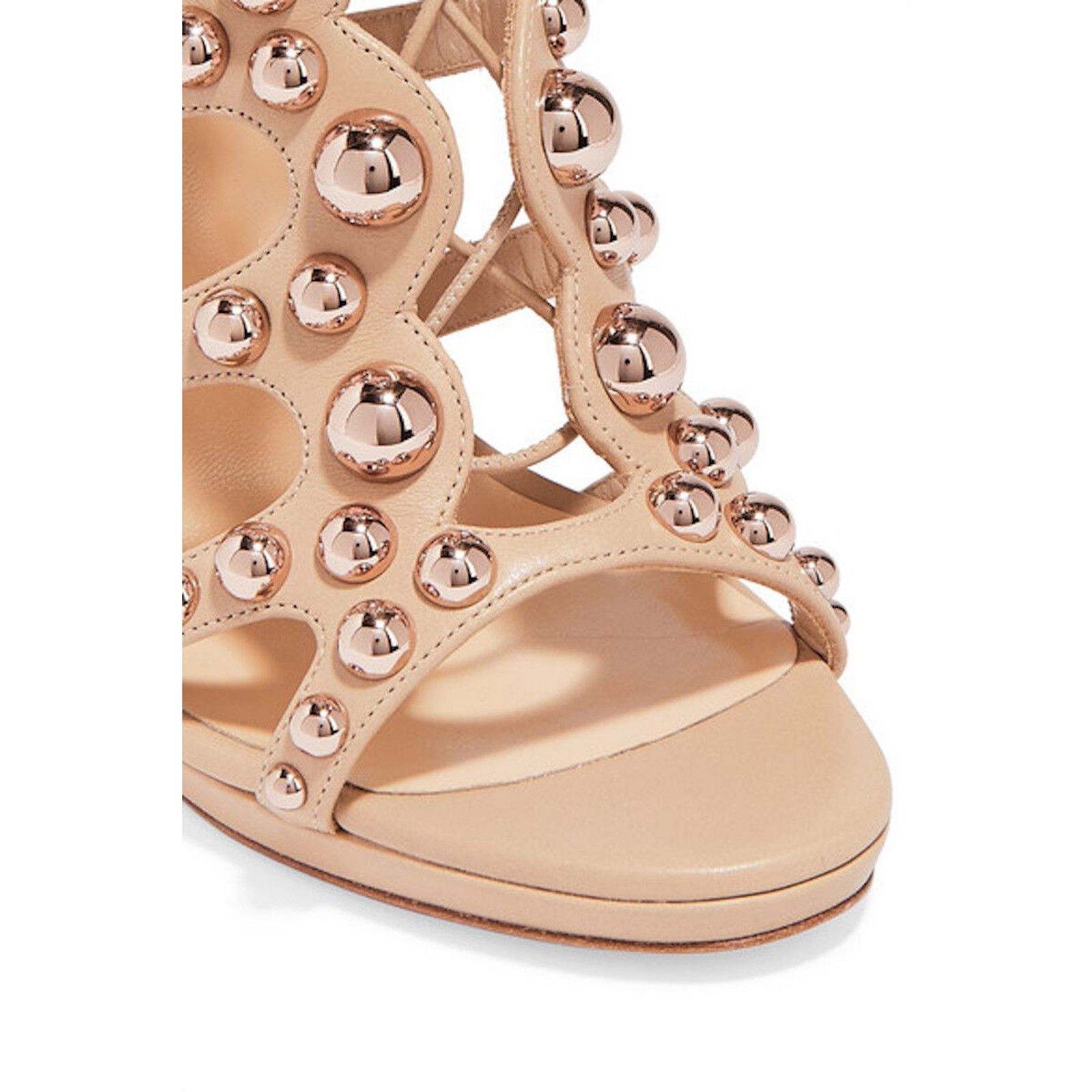 Christian Louboutin Christian Louboutin Amazoubille Nude Beige Lace Up Sandal 35 Size US 5 / IT 35 - 8 Thumbnail