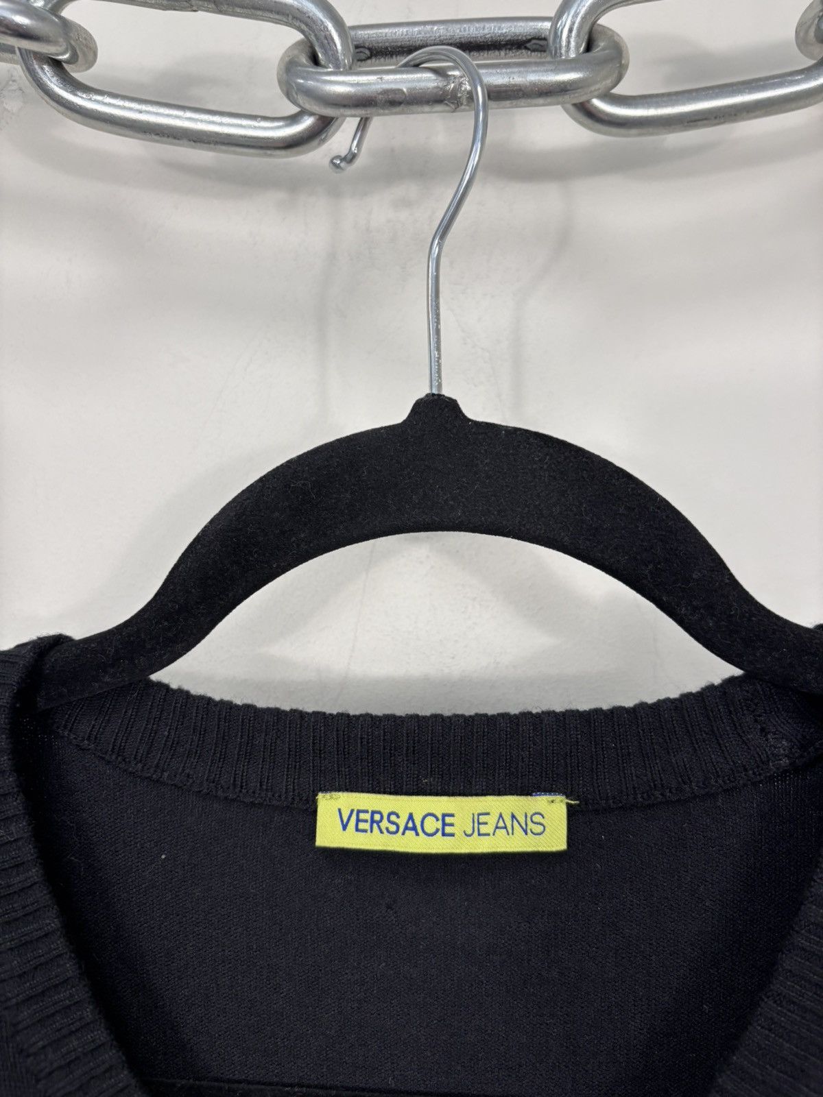 Versace Jeans Couture Versace Jeans Couture Women’s Black Long Sleeve Mini Dress Size S / US 4 / IT 40 - 6 Thumbnail