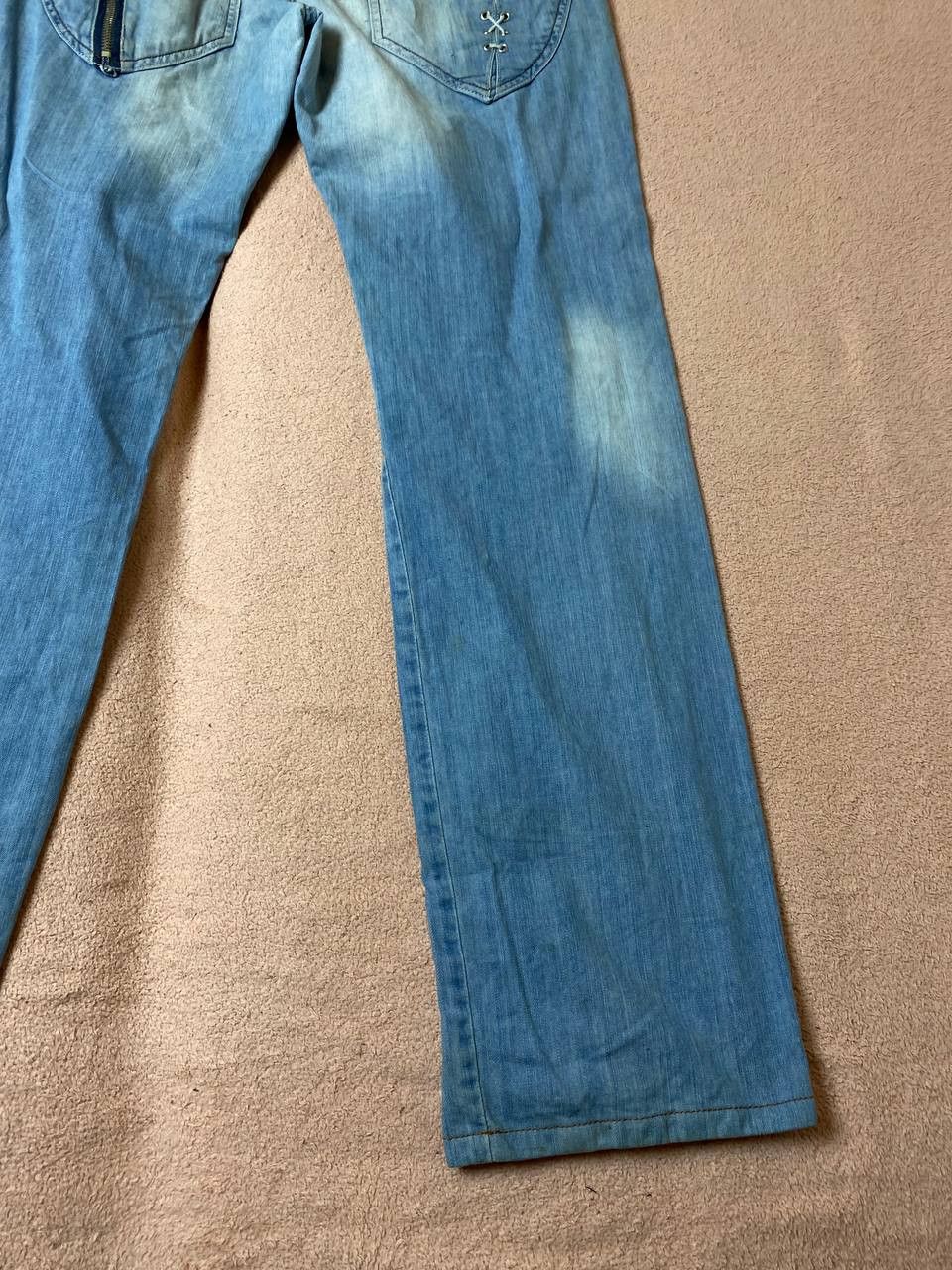 Vintage Flared Denim Jeans Pants Bootcut Y2K Size US 34 / EU 50 - 12 Thumbnail
