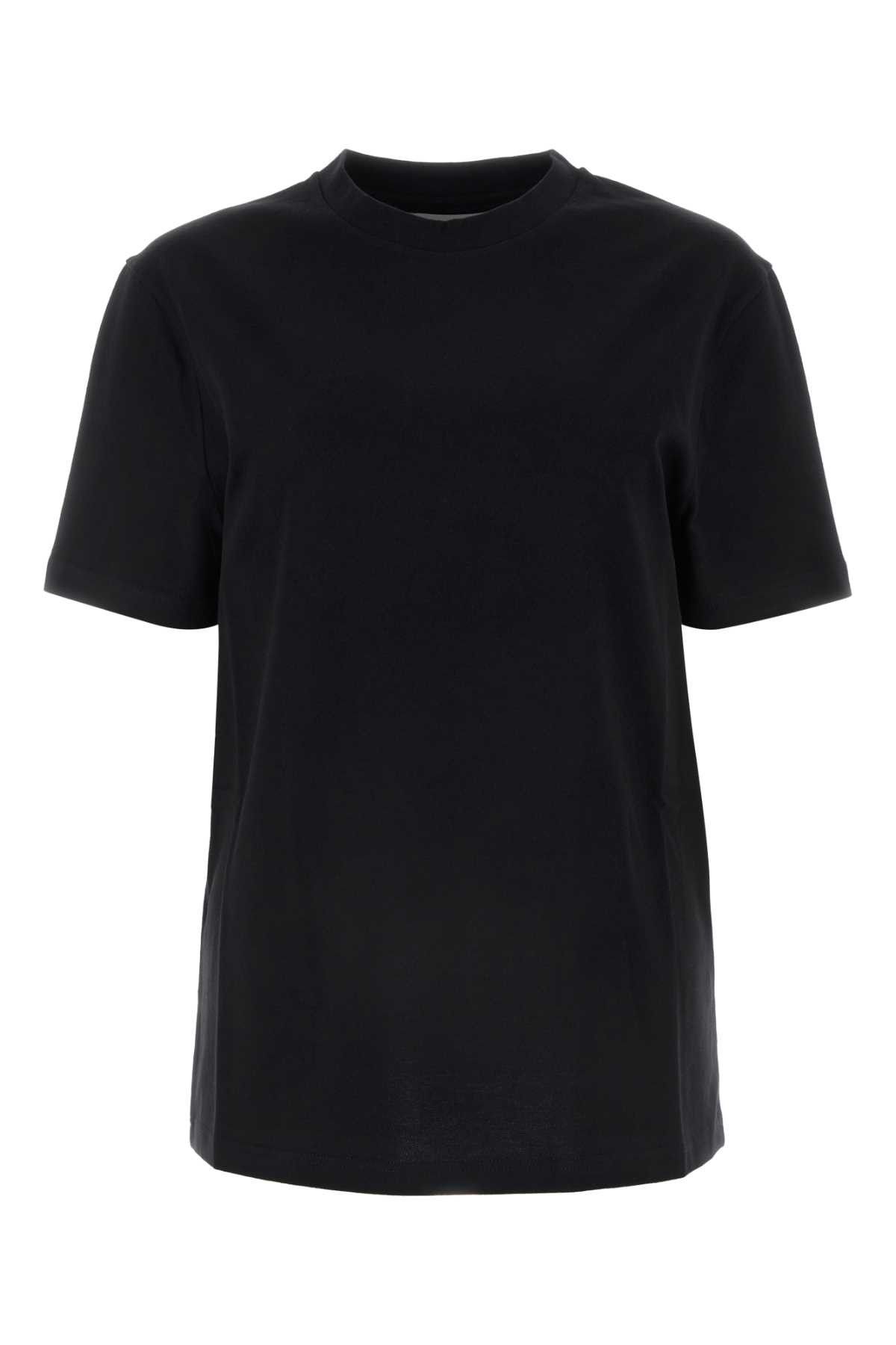 image of Jil Sander Black Cotton T-Shirt, Women's (Size XS)