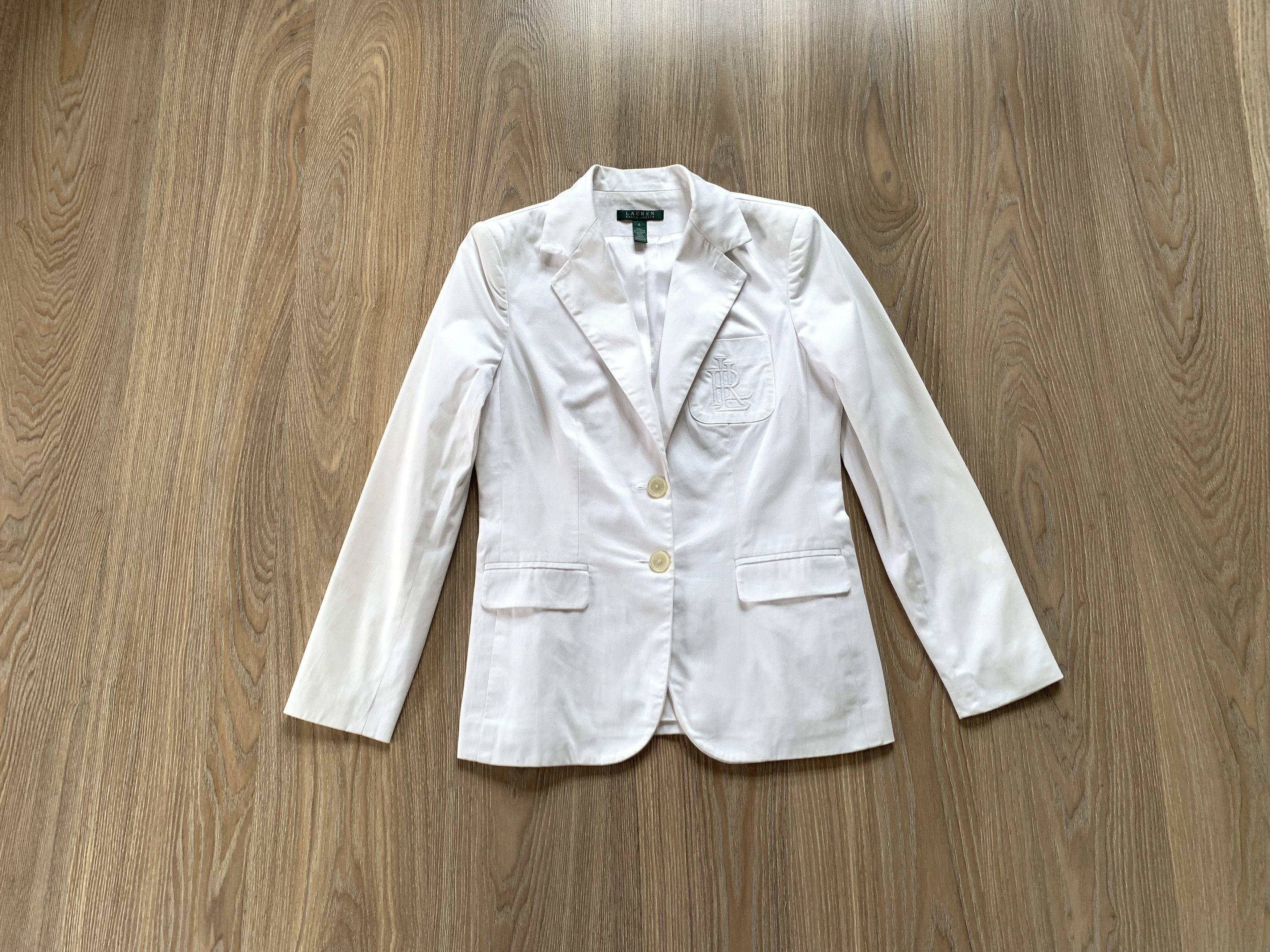 Lauren Ralph Lauren Lauren Ralph Lauren White Women's Blazer Jacket Size S / US 4 / IT 40 - 15 Thumbnail