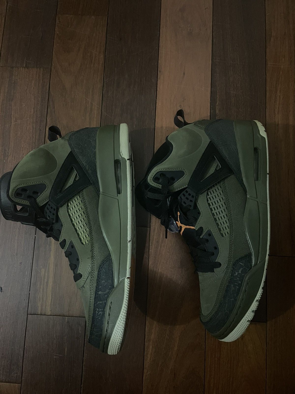 image of Jordan Nike Jordan Spizike In Olive Shoes, Men's (Size 11)