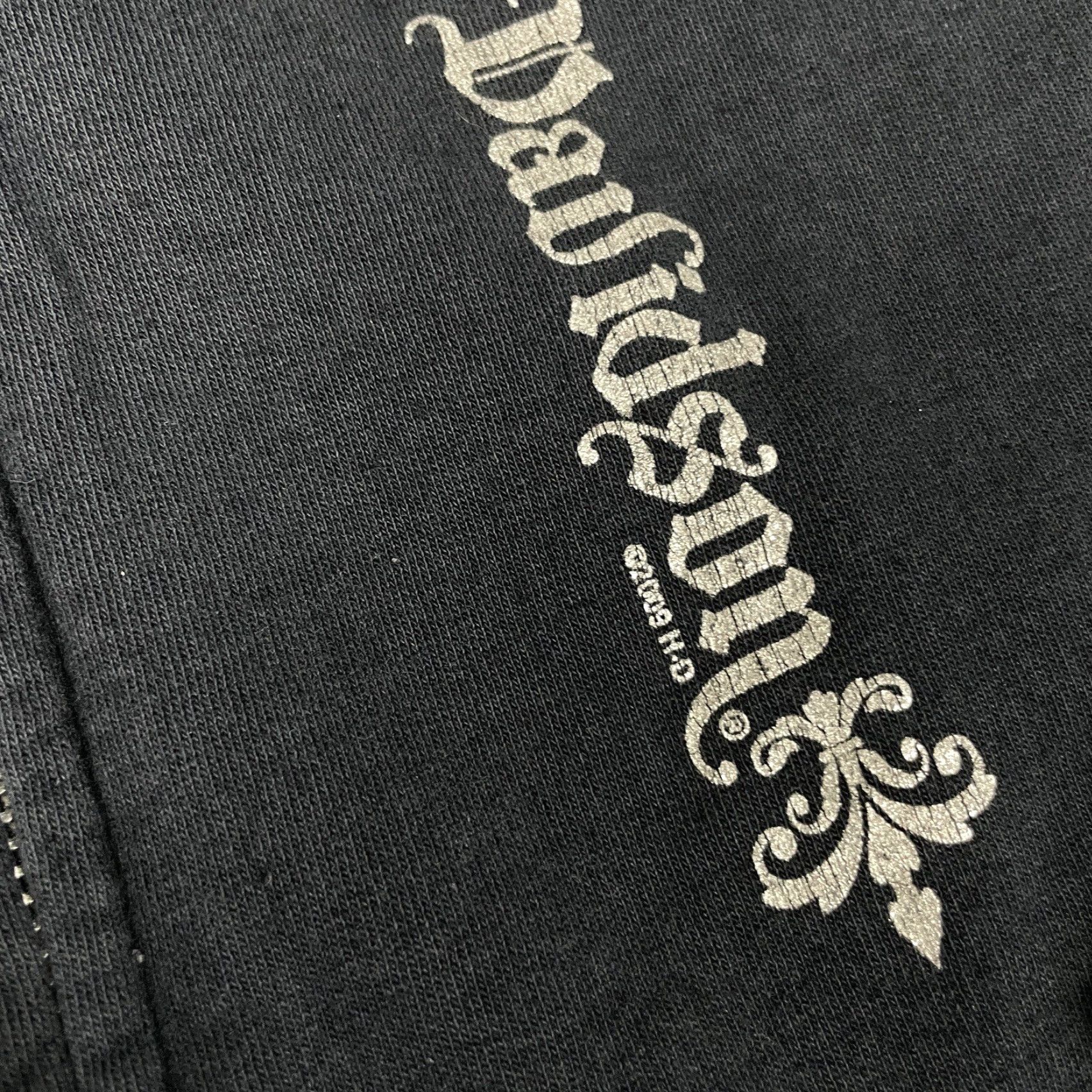 Harley Davidson VINTAGE Harley-Davidson Hoodie Adult M Black Zip Up Studded Distressed Wings M Womens Size M / US 6-8 / IT 42-44 - 4 Thumbnail