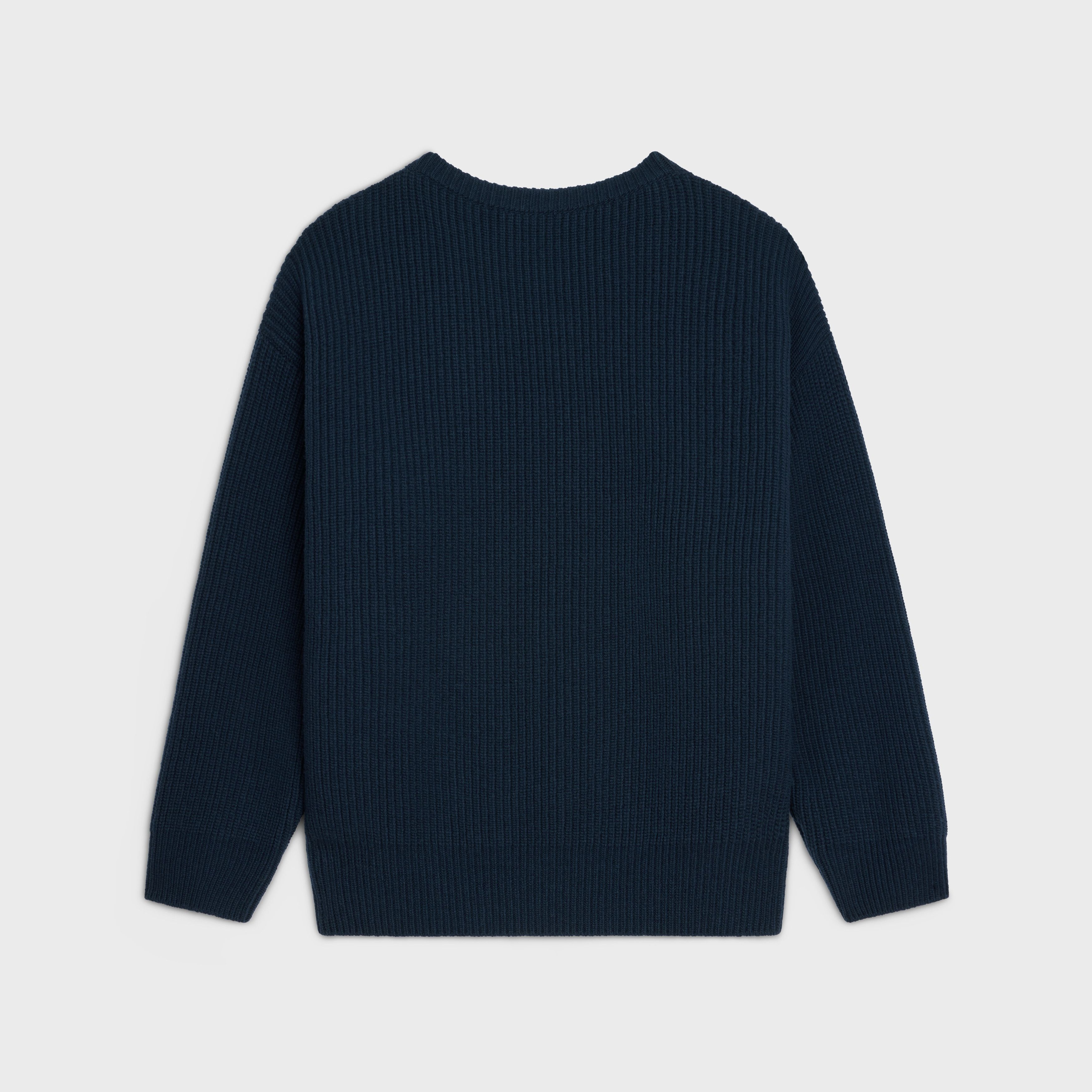 Celine o1bcso1str0925 2AW9A311Y Oversized Sweater in Navy Size US S / EU 44-46 / 1 - 2 Thumbnail