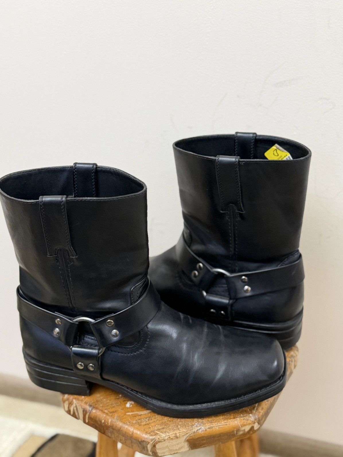 Vintage Vintage Leather Cowboy Biker Leather Guidi Vibe Boots Y2K Size US 9.5 / EU 42-43 - 4 Thumbnail