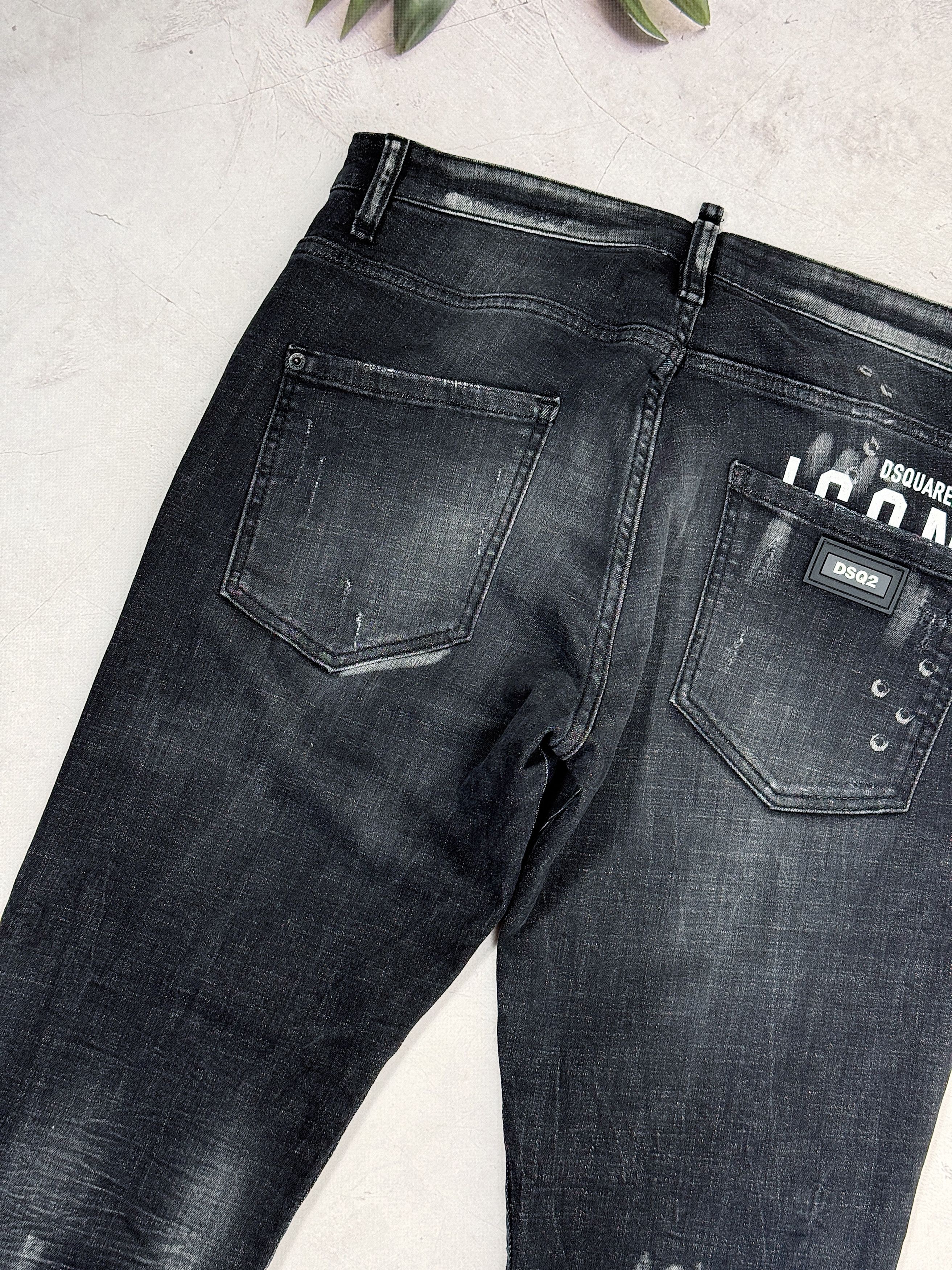 Dsquared2 Dsquared2 Denim Pants Tidy Biker Jeans Distressed Black Size US 36 / EU 52 - 12 Thumbnail