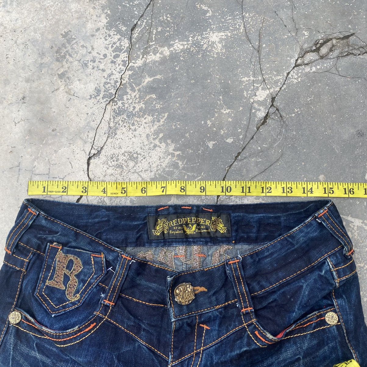 Ed Hardy 🔥FYE🔥 Red Pepper low rise flare Size US 30 / EU 46 - 10 Thumbnail