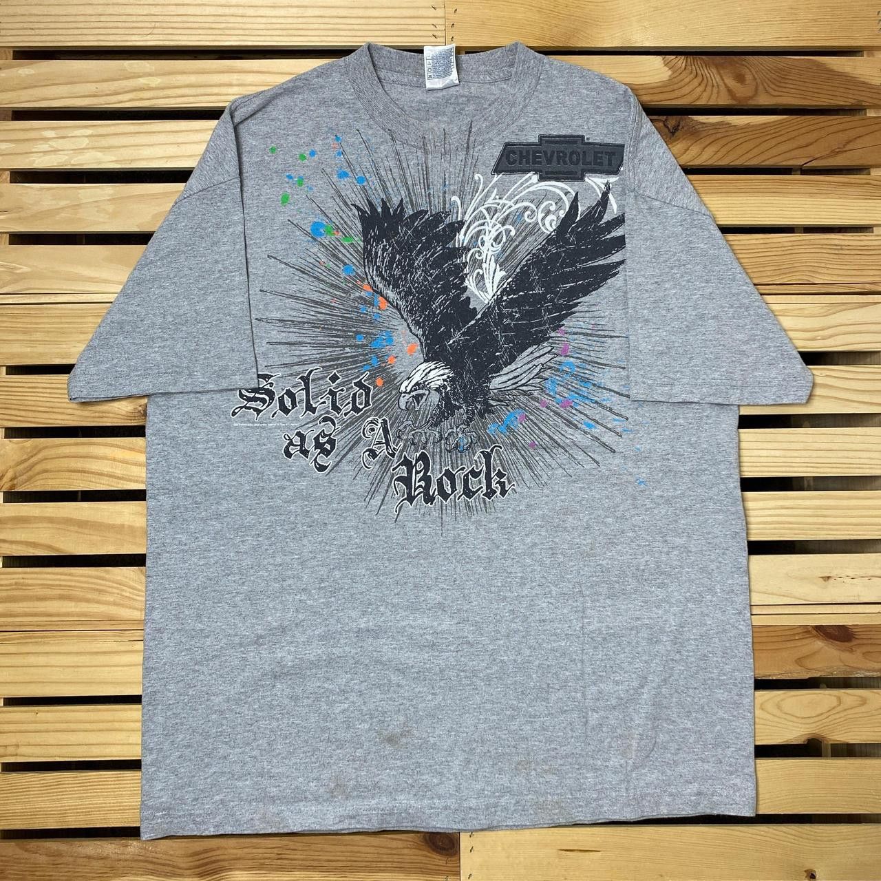 AAA Vintage Chevrolet Gray Y2K Skate-Style Car Promo Tee Size XL Size US XL / EU 56 / 4 - 1 Thumbnail