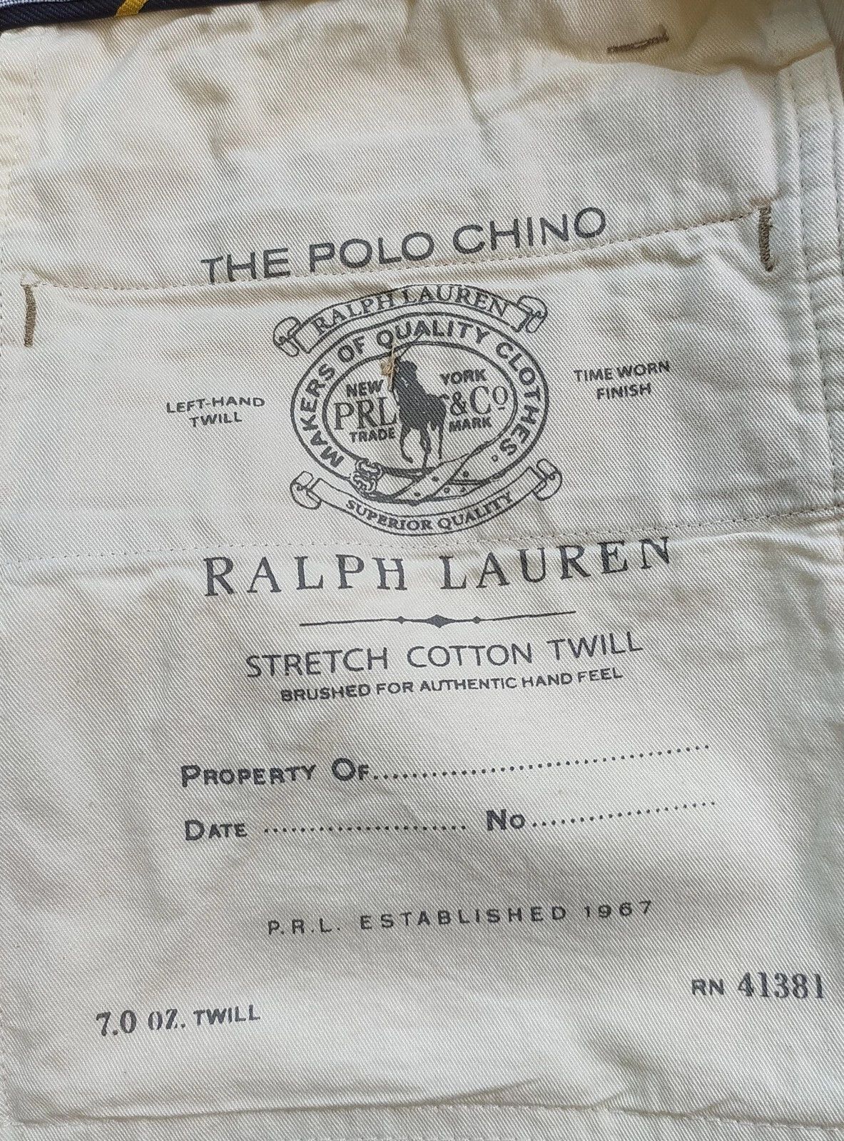 Polo Ralph Lauren Polo Ralph Lauren Stretch Classic Fit Chino Pant T 0130 Size US 30 / EU 46 - 7 Thumbnail